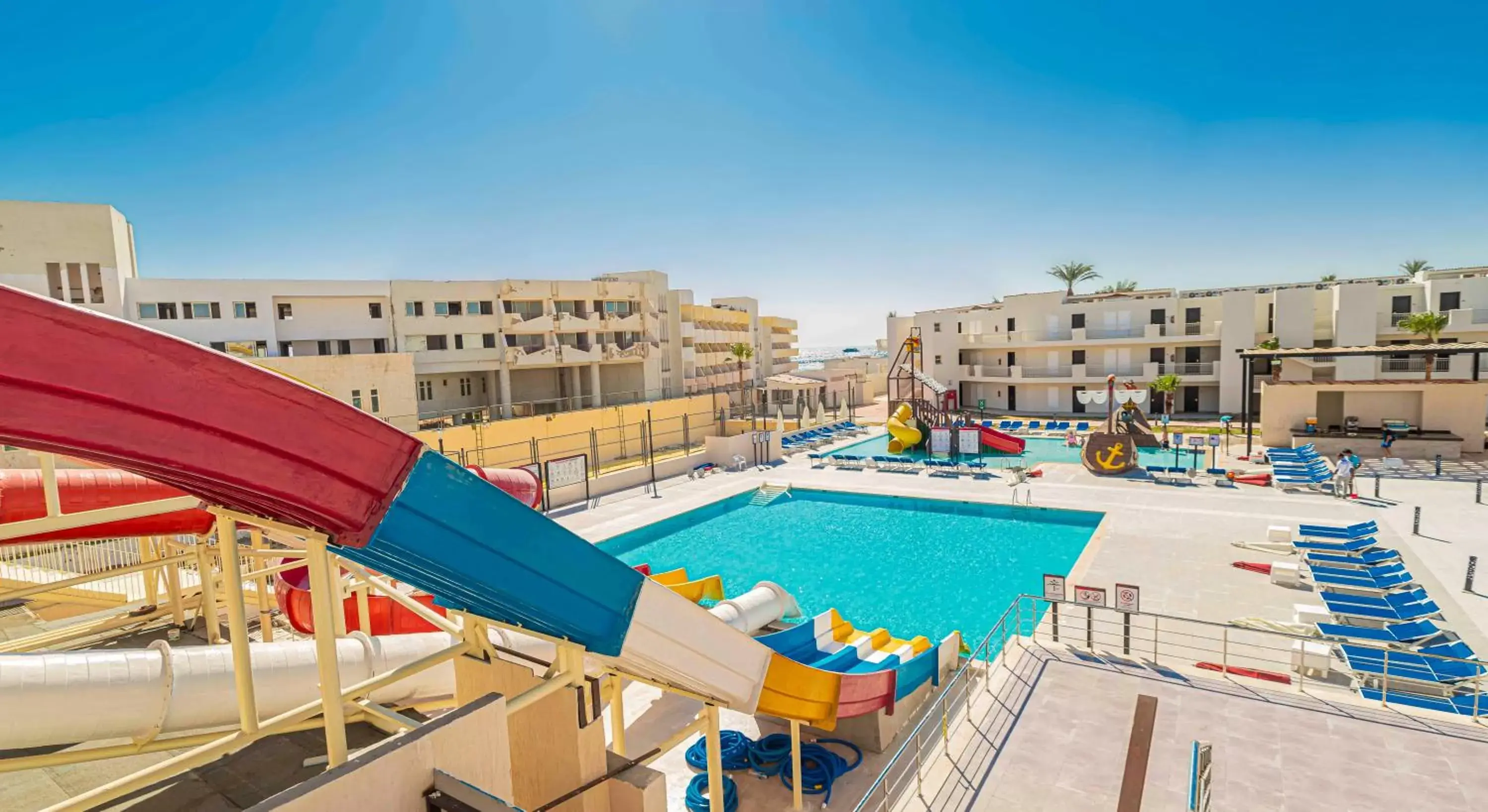 Pool view, Swimming Pool in Amarina Abu Soma Resort & Aquapark