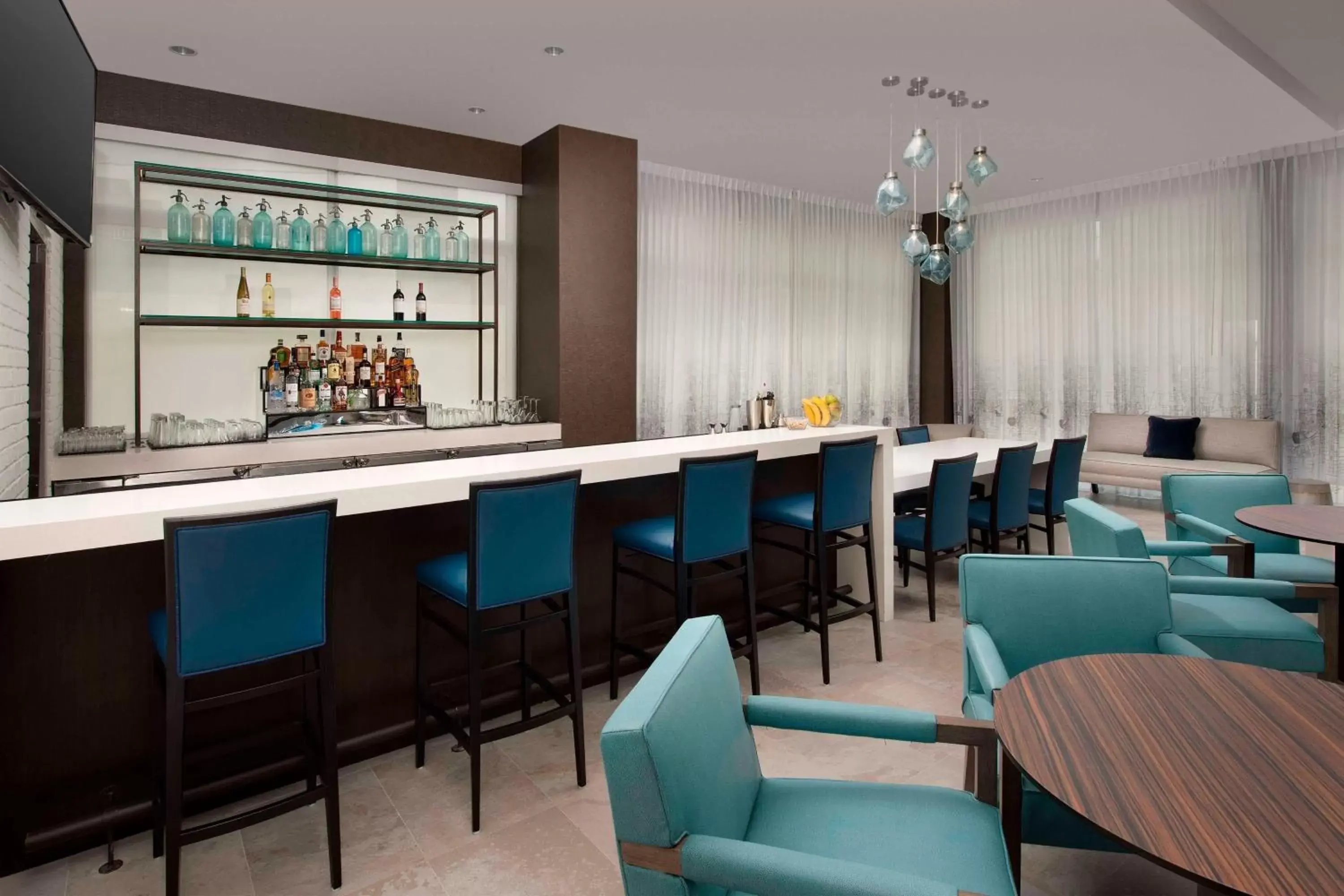 Restaurant/places to eat, Lounge/Bar in SpringHill Suites by Marriott Atlanta Downtown