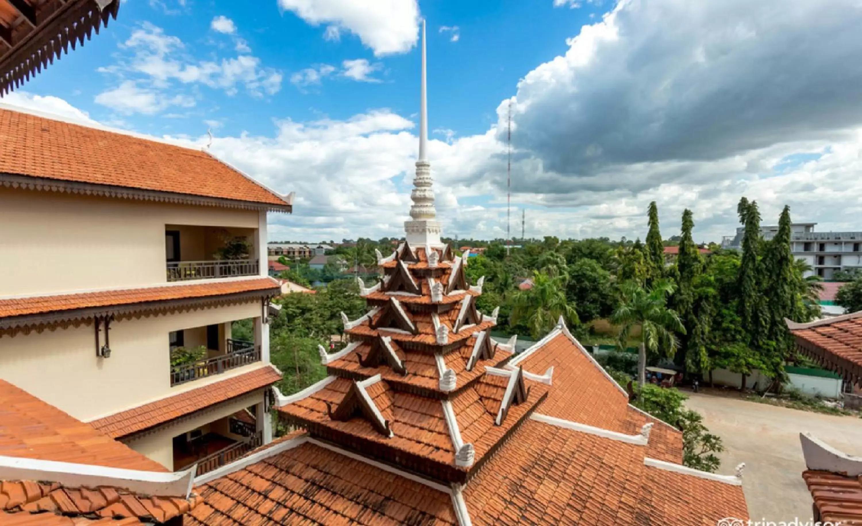 City view in Saem Siemreap Hotel