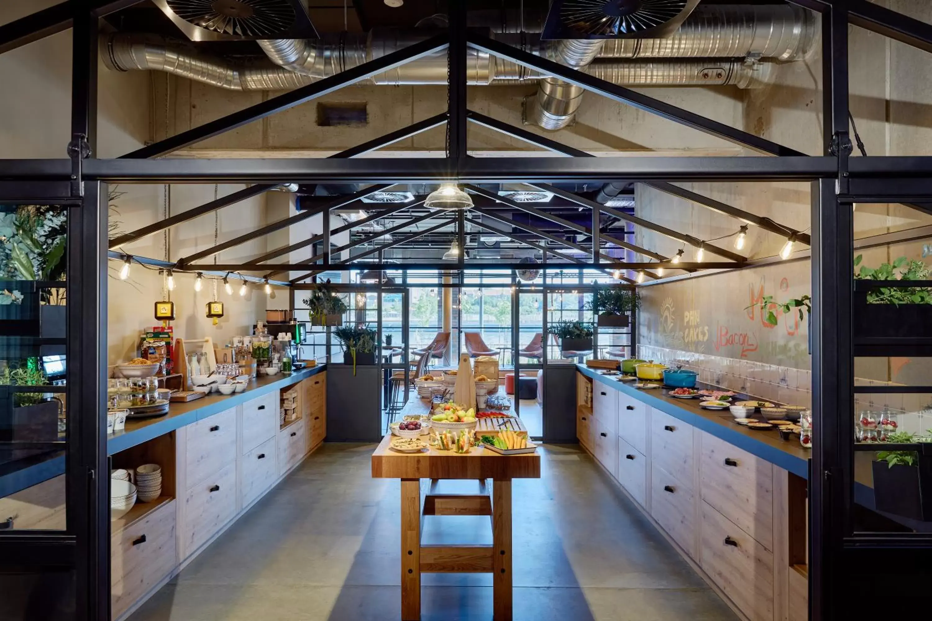 Buffet breakfast in Me and All Hotel Kiel, by Hyatt Buffet breakfast in Me and All Hotel Kiel, by Hyatt