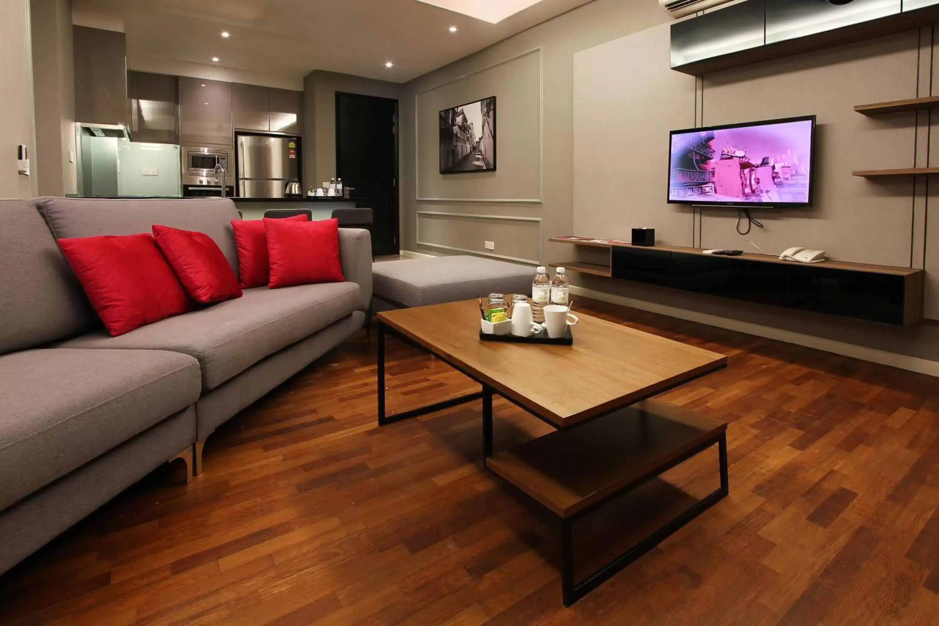 Living room in The Shore Hotel & Residences Living room in The Shore Hotel & Residences