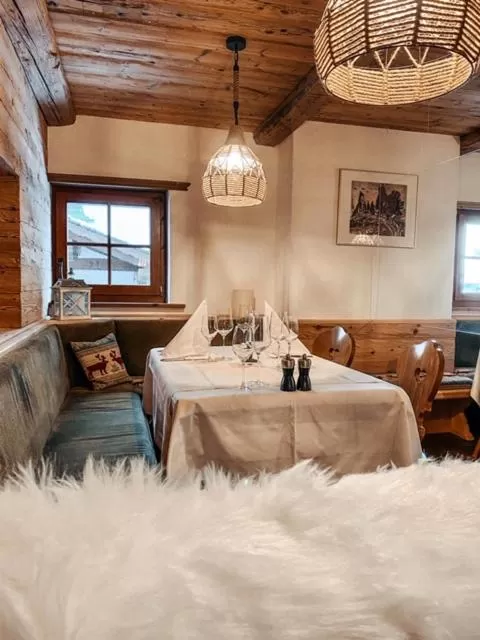 Bed in Hotel Steinbock