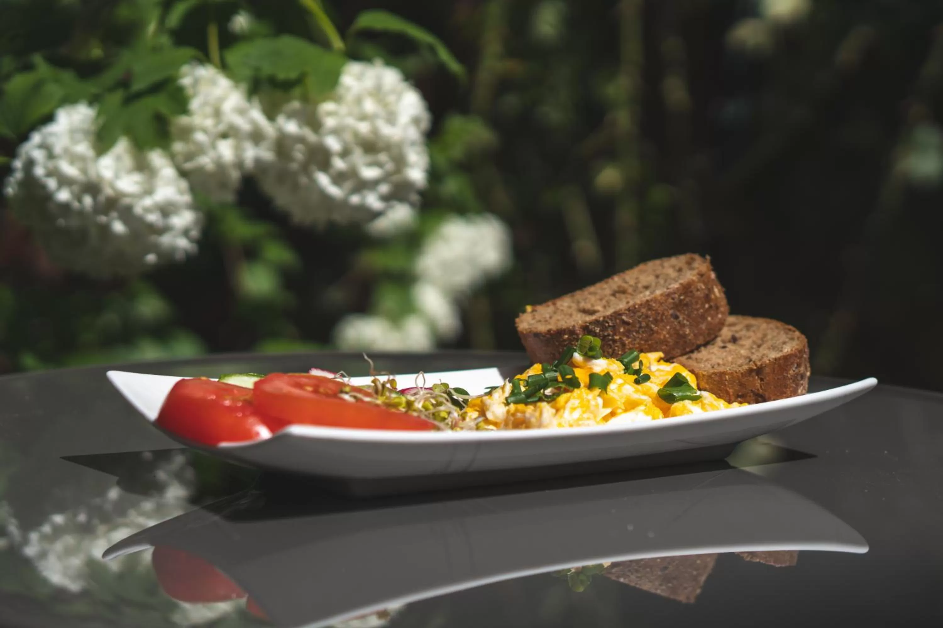 Patio, Food in Akira Bed & Breakfast