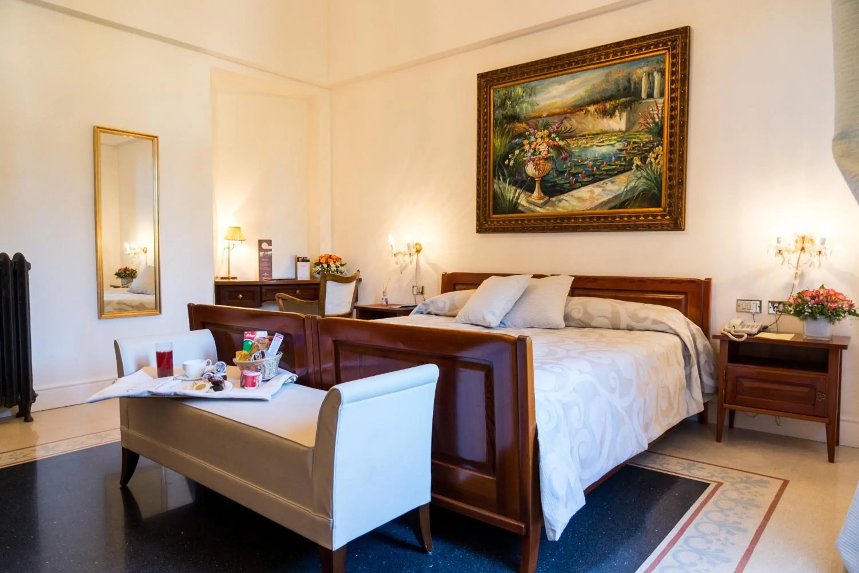 Bed, Seating Area in Hotel Terranobile Metaresort