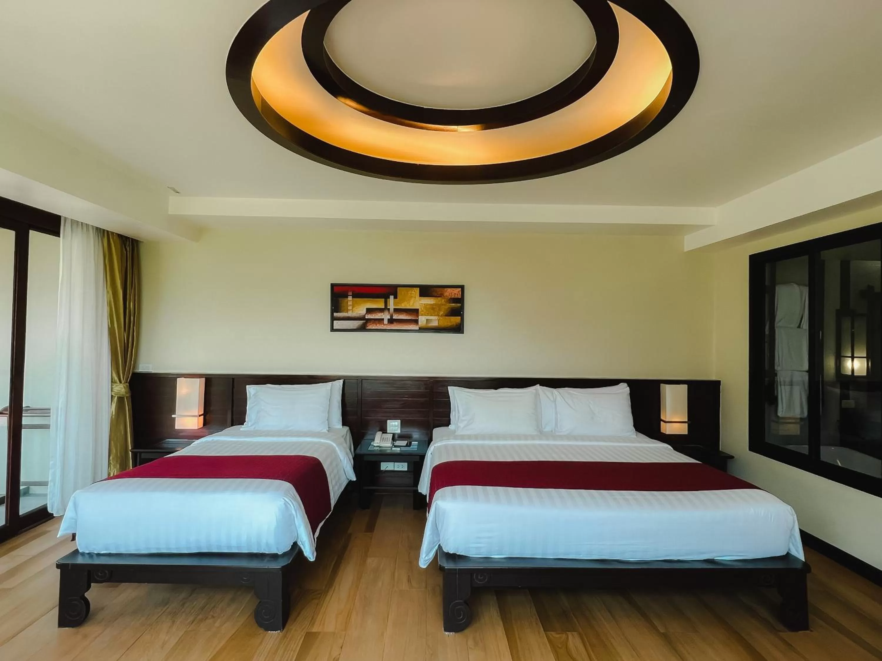 Bed in Aonang Phu Pi Maan Resort & Spa