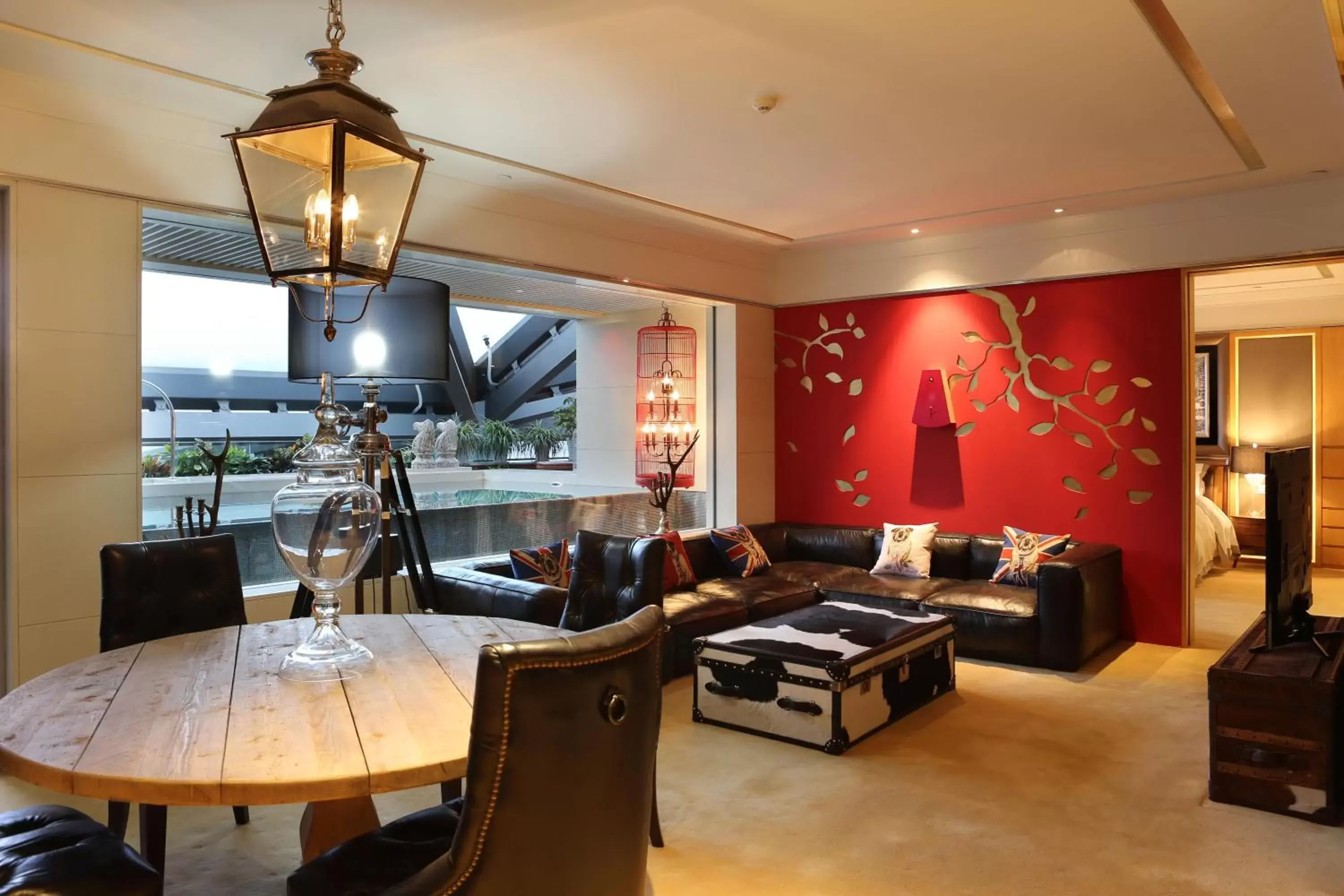 Living room, Seating Area in Hotel Éclat Beijing