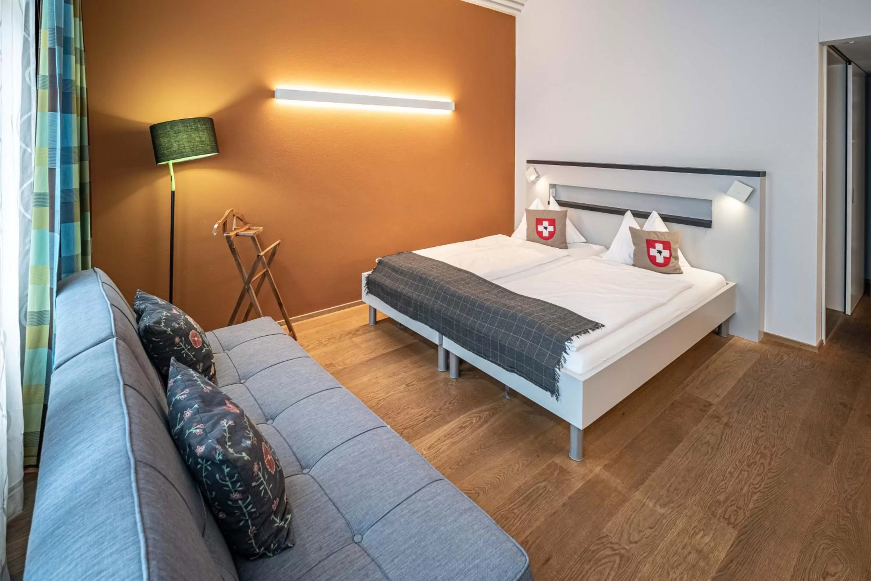 Photo of the whole room, Bed in Hotel Bären am Bundesplatz