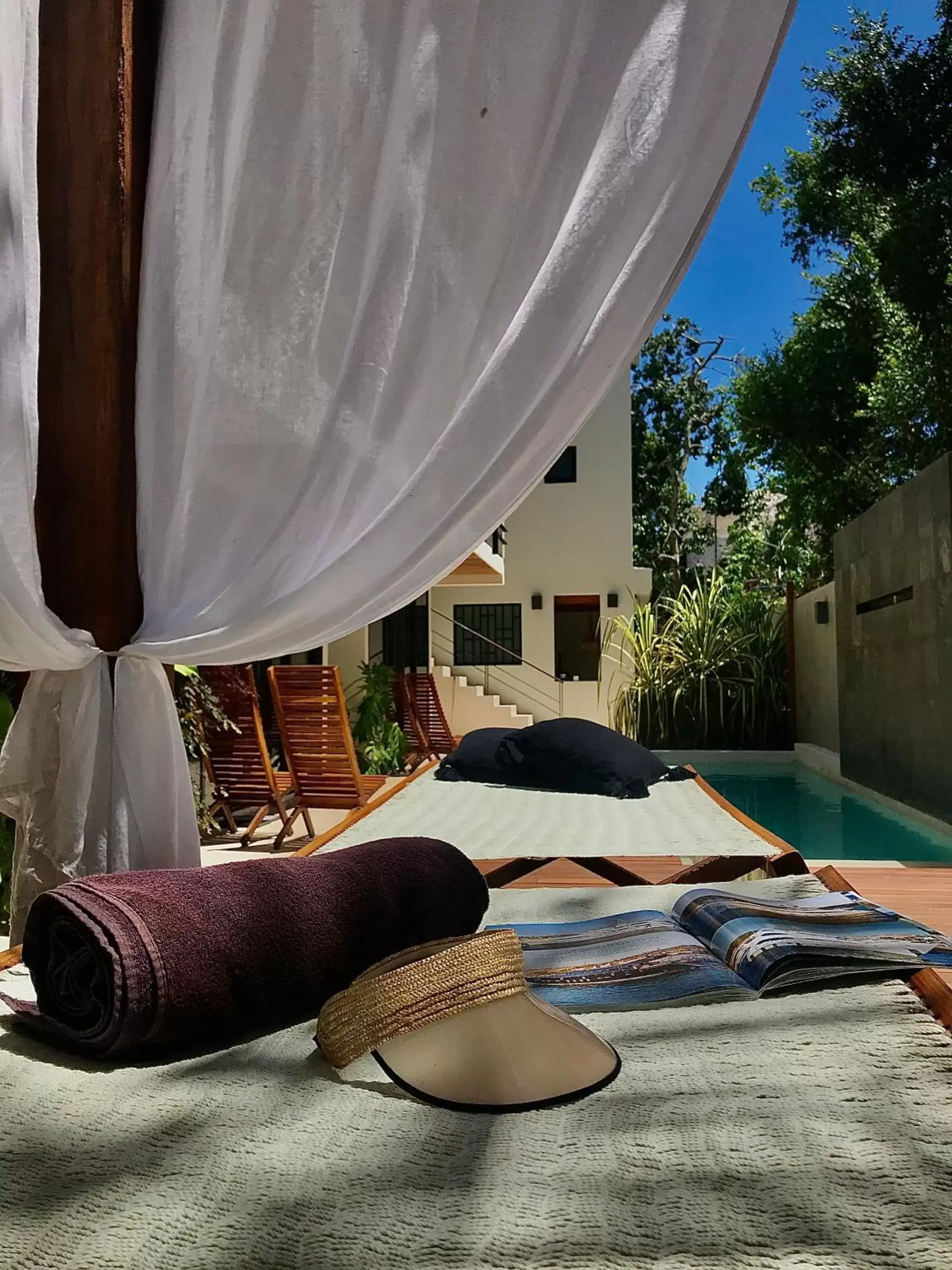 Swimming pool in El Brujo Tulum