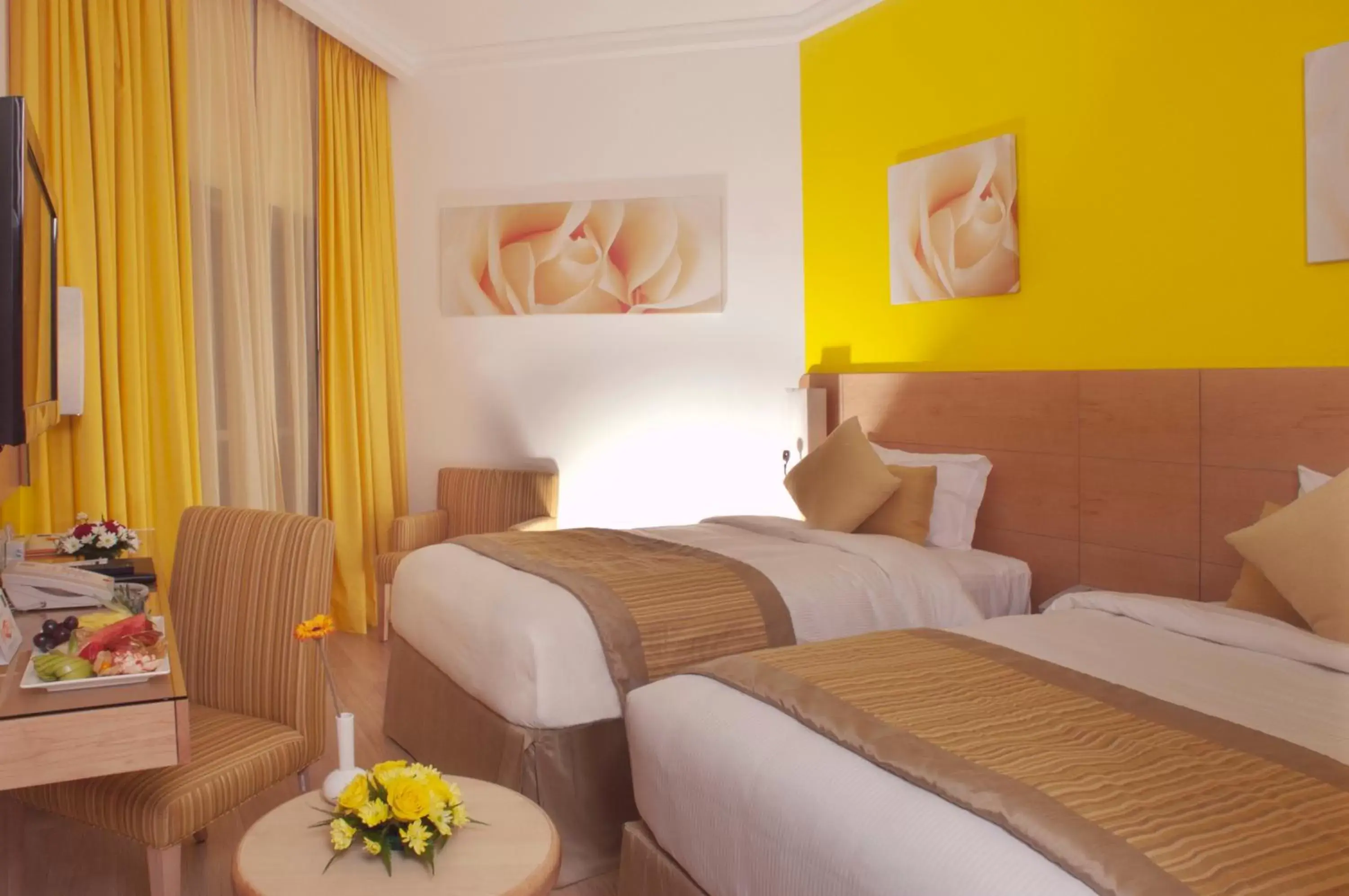 Bed in Al Khoory Executive Hotel, Al Wasl