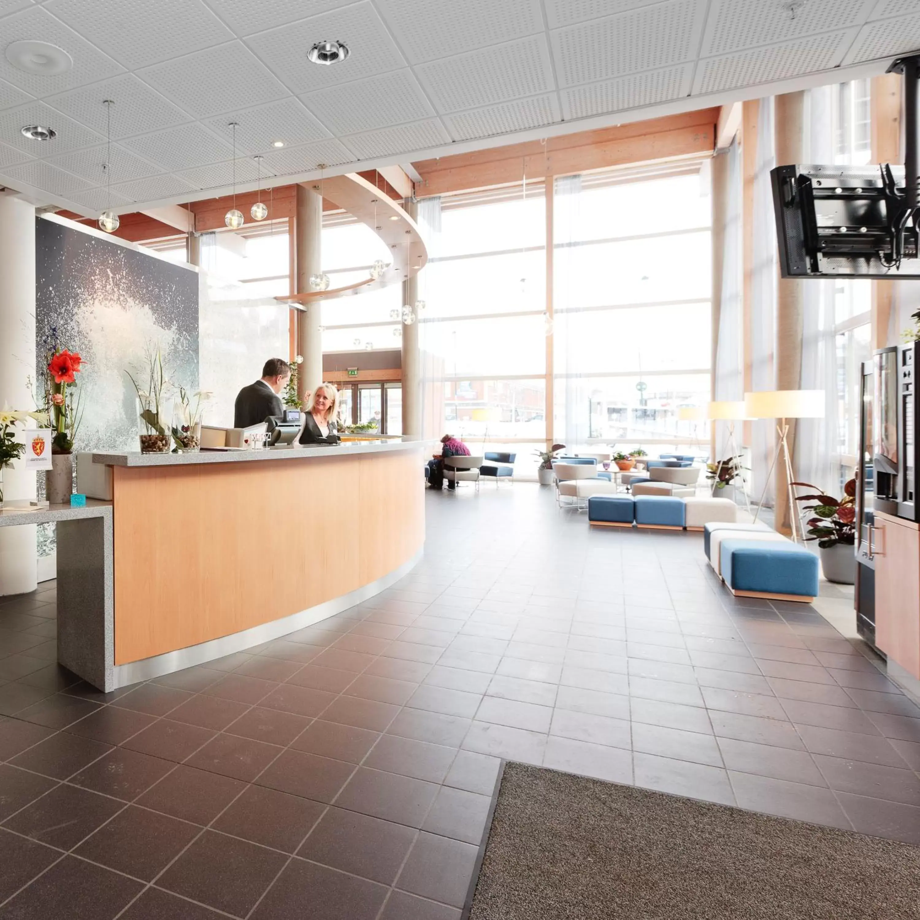 Lobby or reception in Thon Hotel Surnadal Lobby or reception in Thon Hotel Surnadal