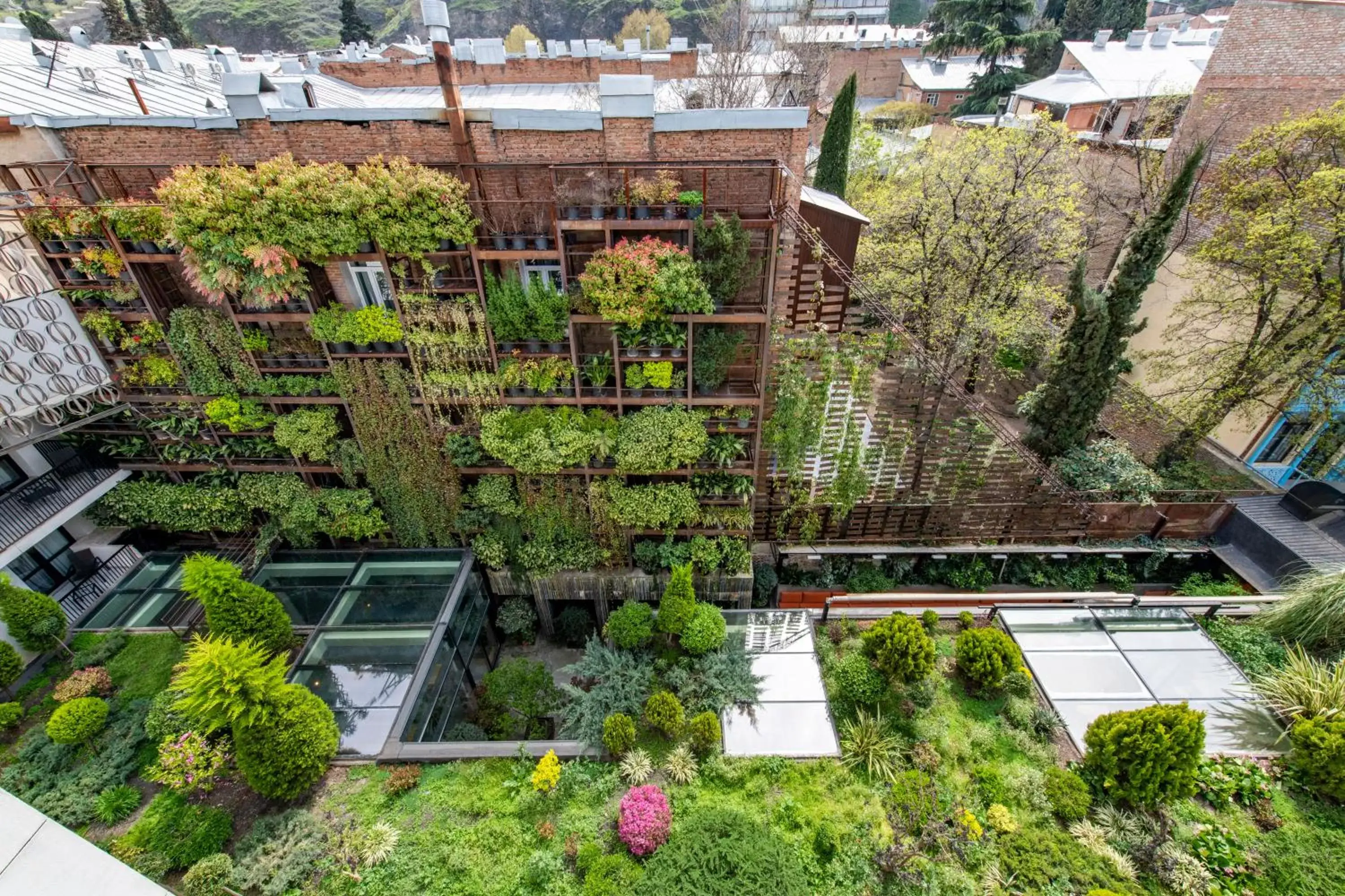 Garden view, Bird's-eye View in IOTA Hotel Tbilisi