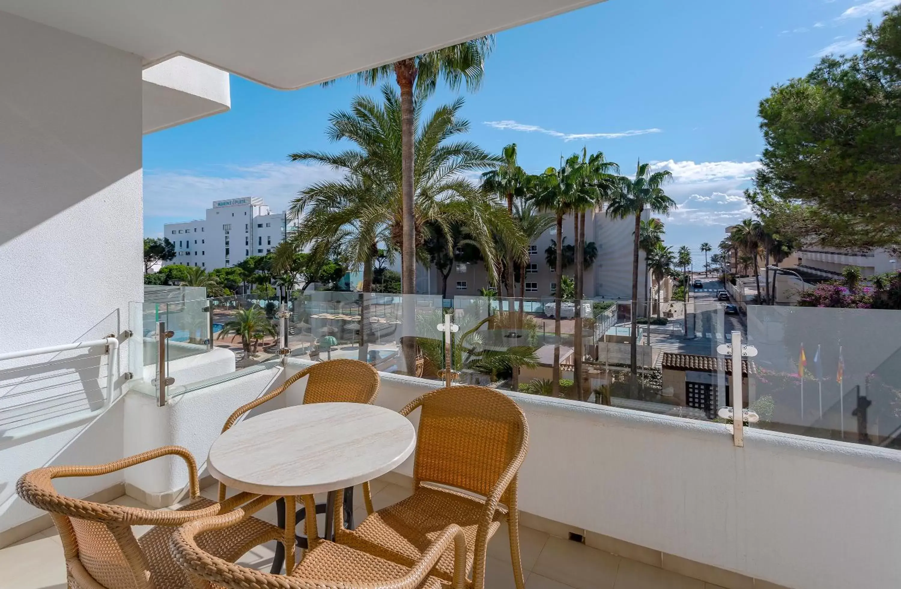 View (from property/room), Balcony/Terrace in Marins Playa