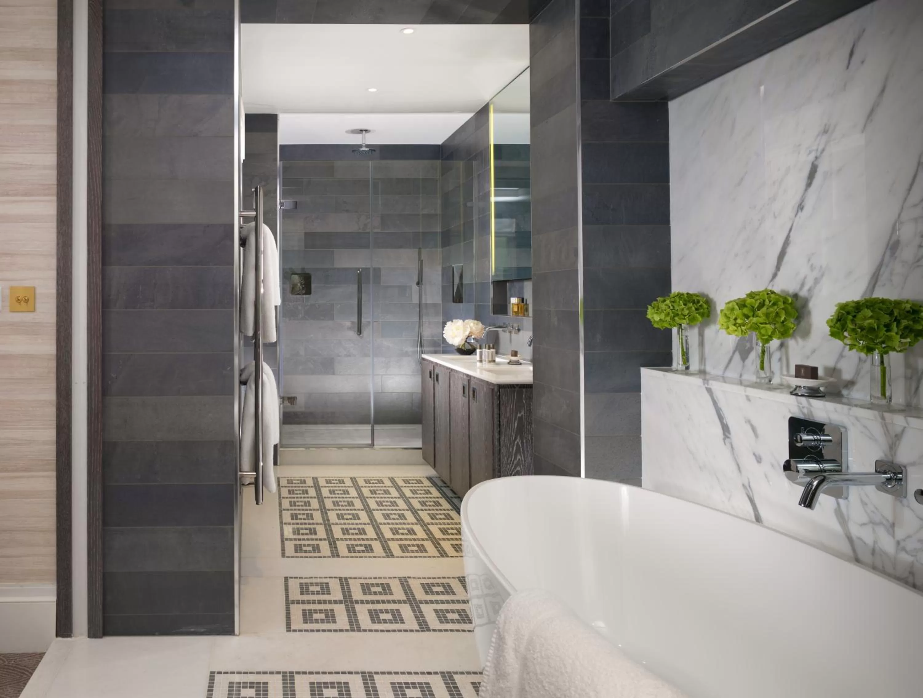 Bathroom in Flemings Mayfair - Small Luxury Hotel of the World