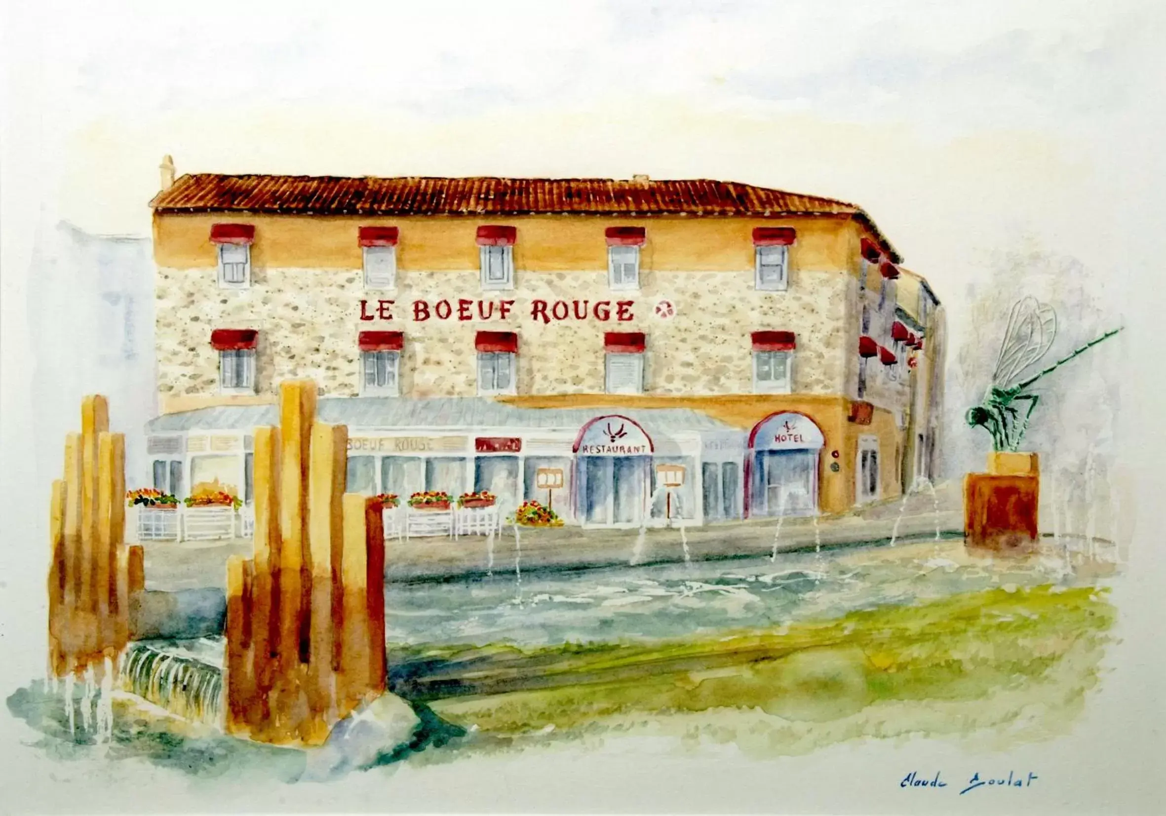 Facade/entrance, Property Building in The Originals City, Hôtel Le Boeuf Rouge, Limoges (Inter-Hotel)