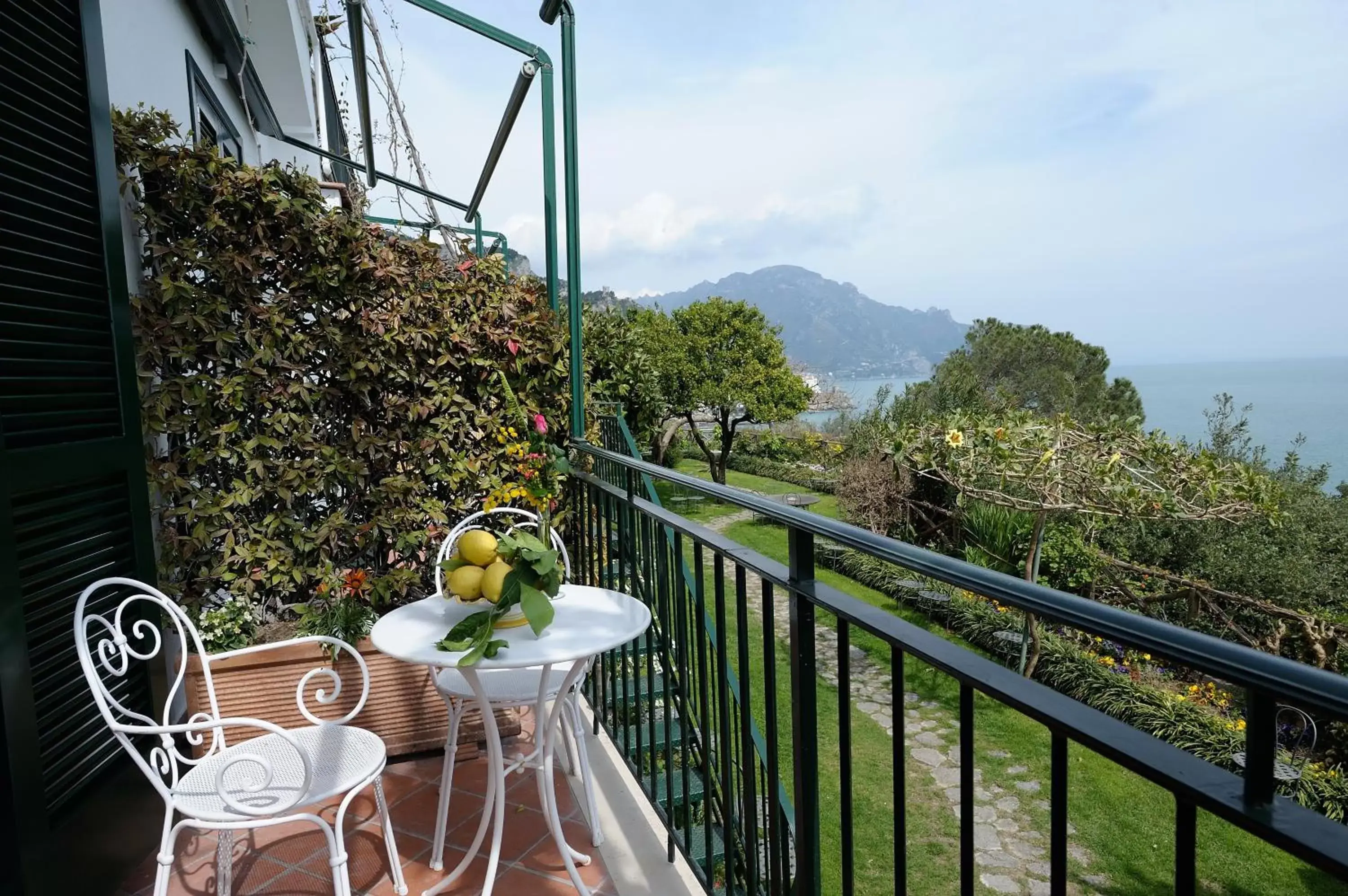 View (from property/room), Balcony/Terrace in Hotel Santa Caterina