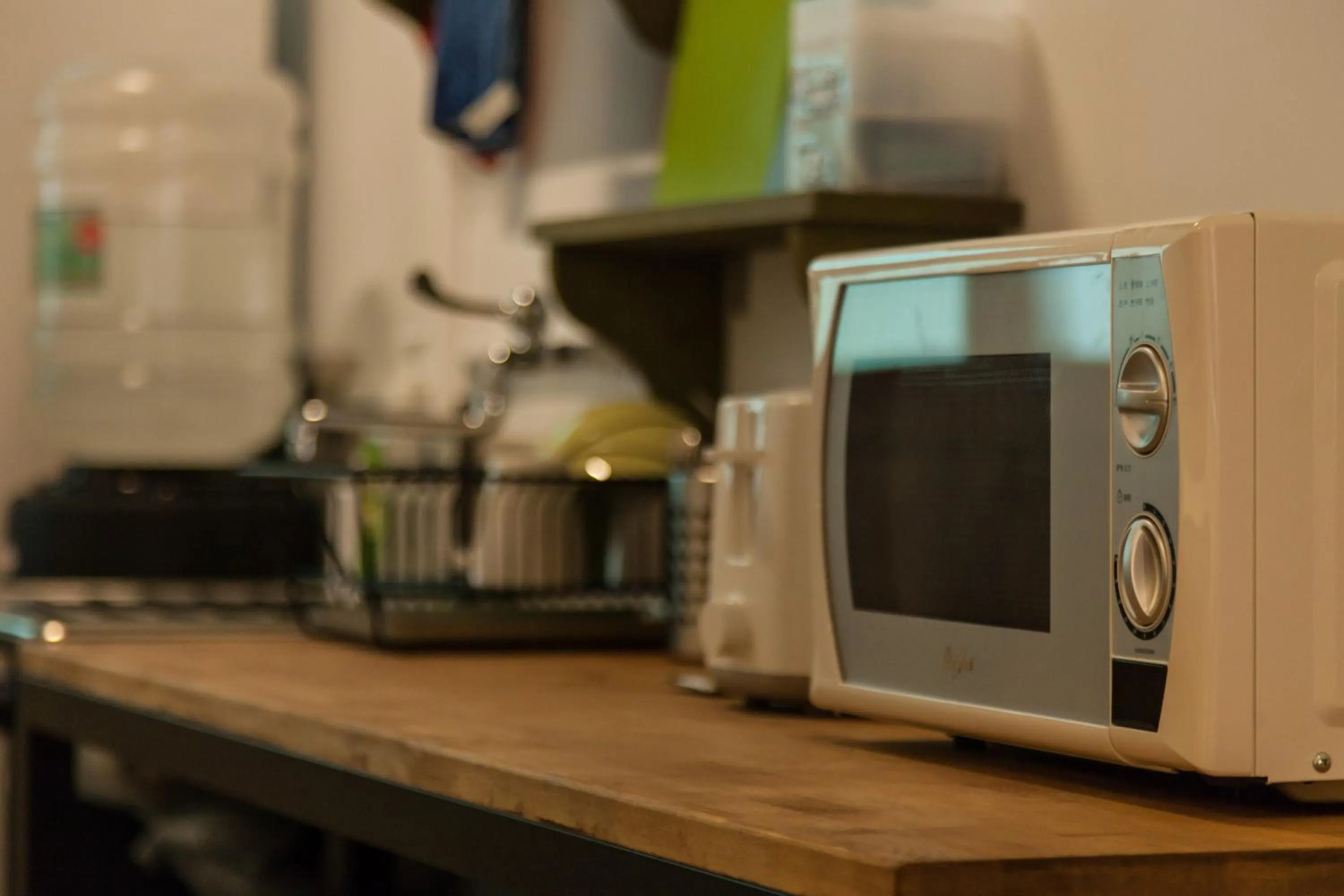 Kitchen or kitchenette in Bayhouse Comfortel Hualien Hostel