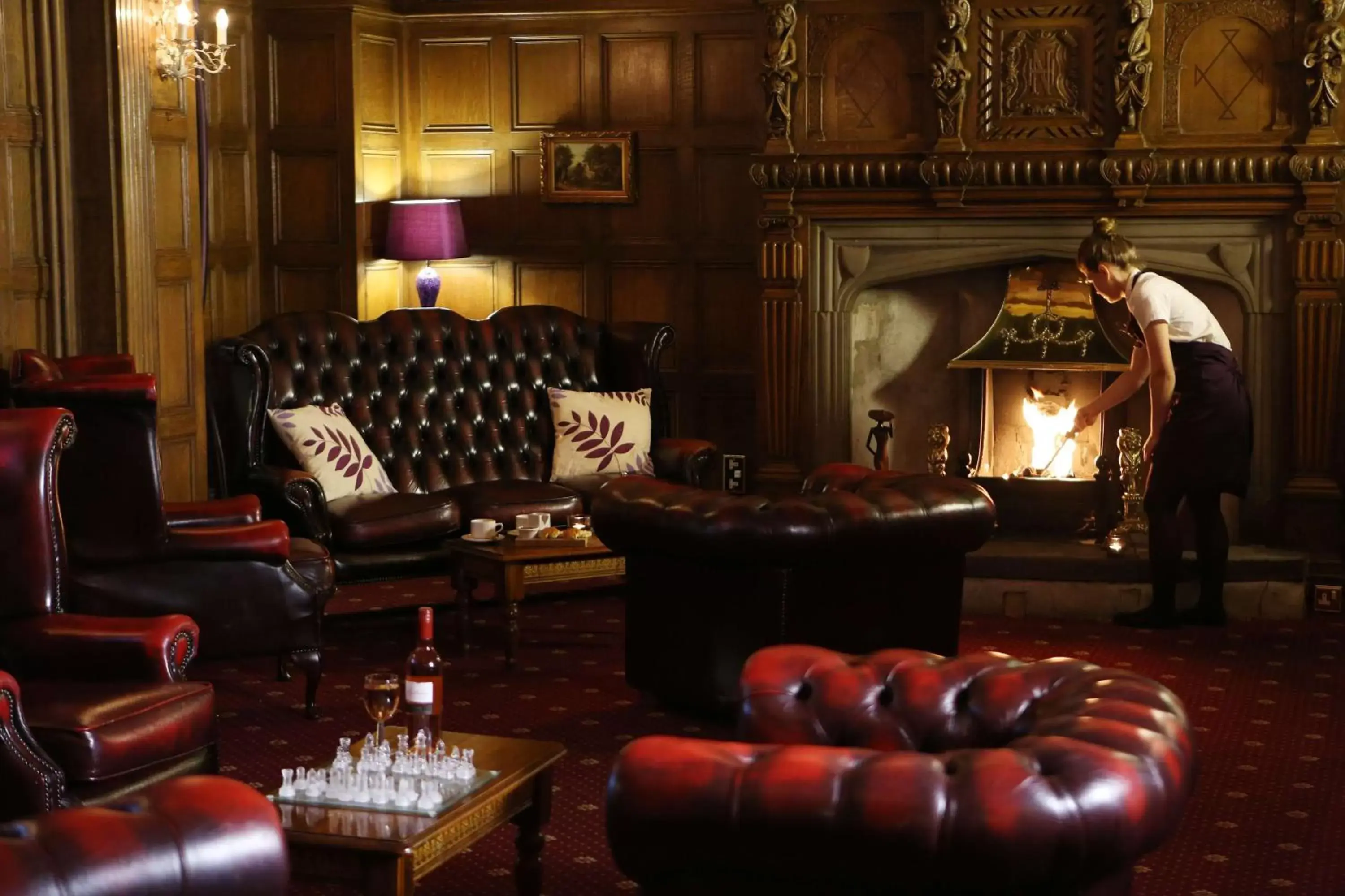 Property building, Seating Area in Burnley West Higher Trapp Hotel