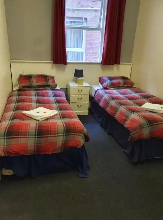 Bed in The Albert Inn Hotel Blackpool