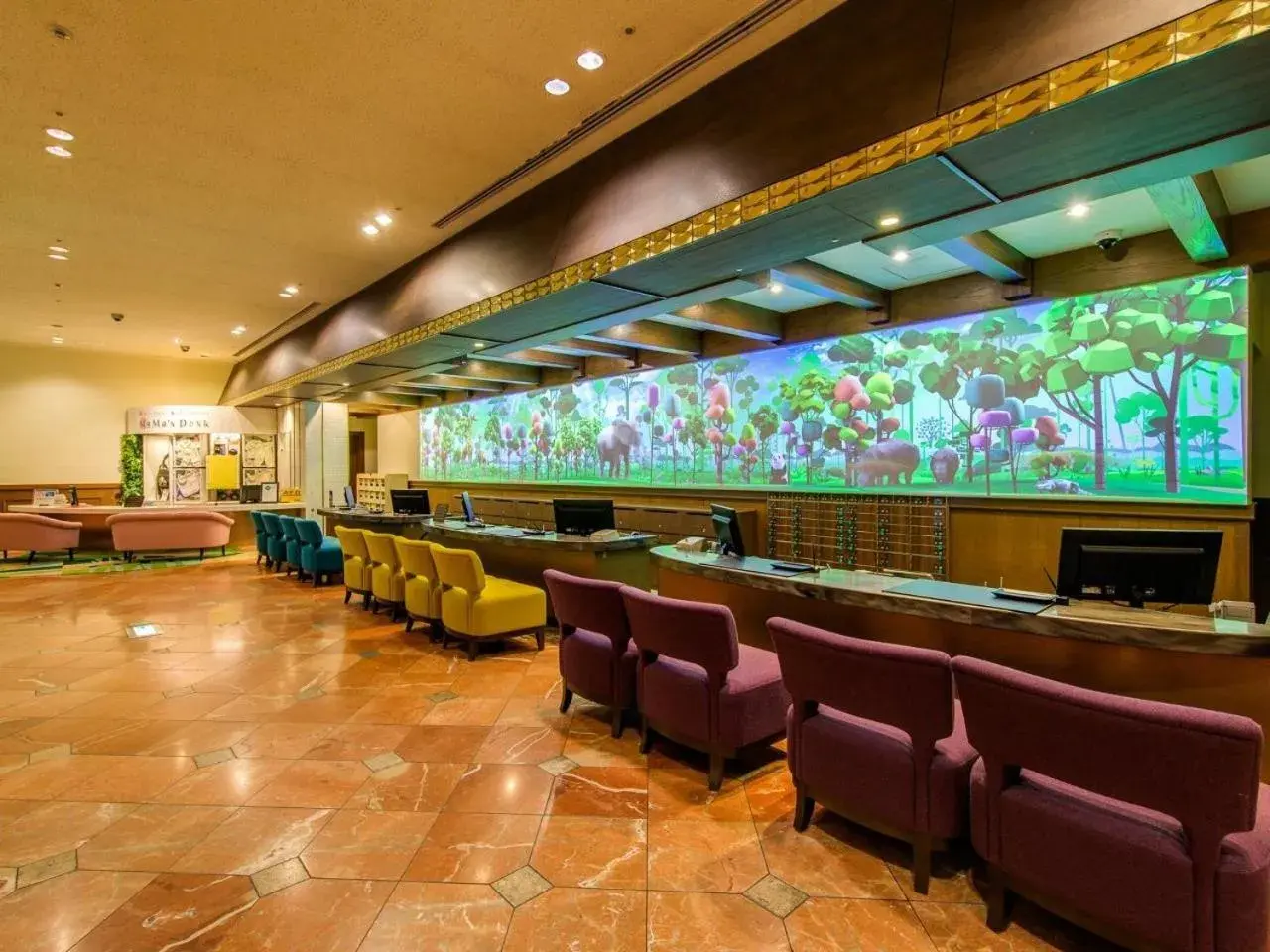 Lobby or reception, Lounge/Bar in Oriental Hotel Tokyo Bay