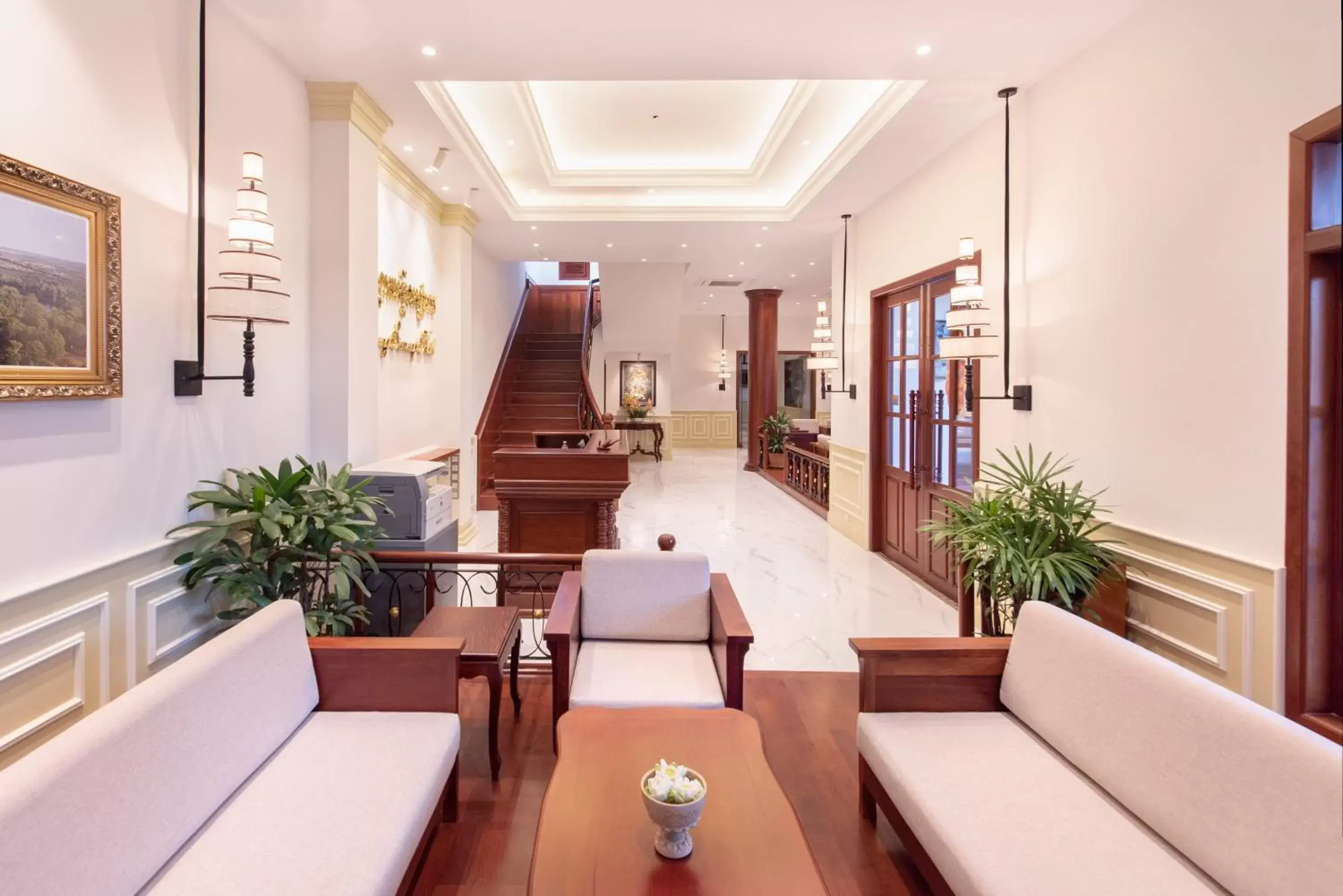 Lobby or reception, Lounge/Bar in Steung Siemreap Hotel