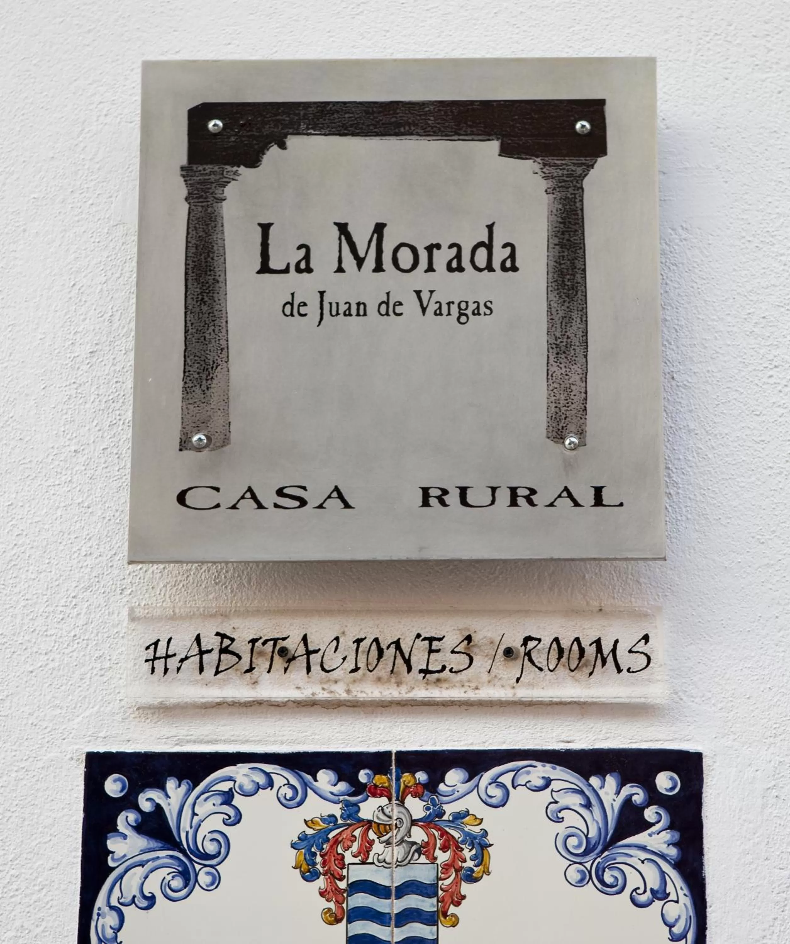 Decorative detail, Property Logo/Sign in Hotel Boutique La Morada de Juan de Vargas