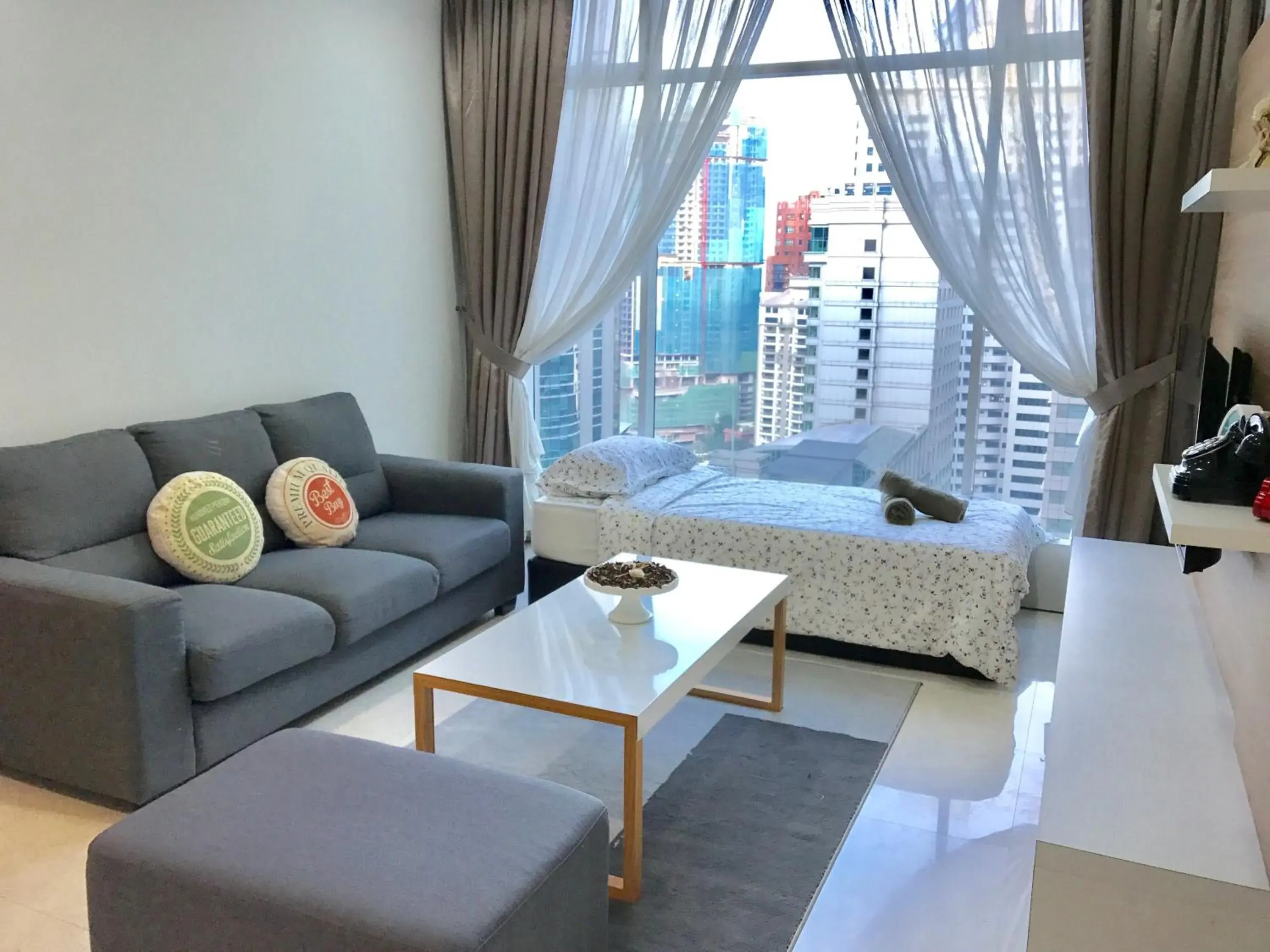 Seating Area in Soho Suites KLCC by the Betty Roux