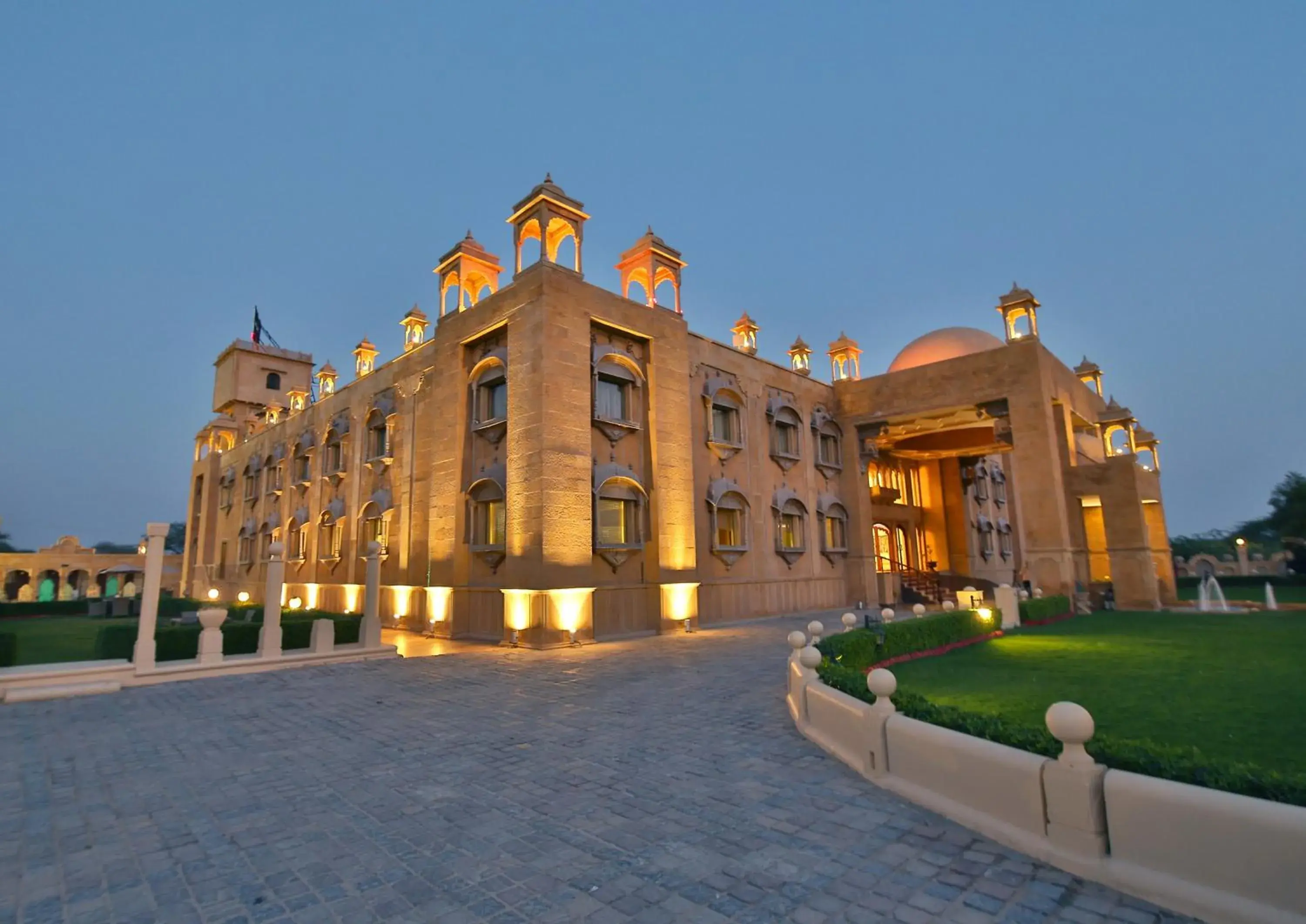 Facade/entrance, Property Building in Chokhi Dhani - The Palace Hotel