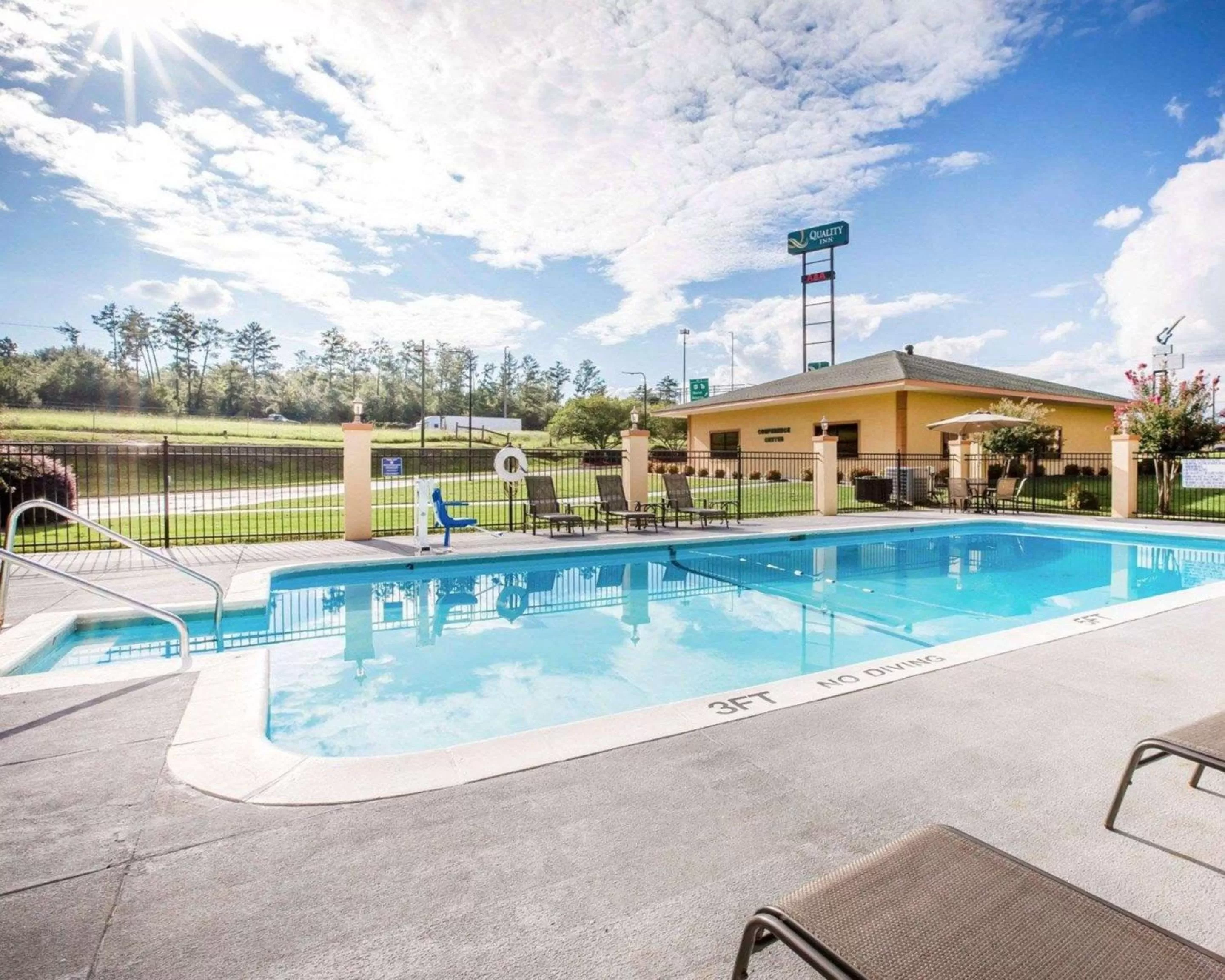 On site in Quality Inn Macon West