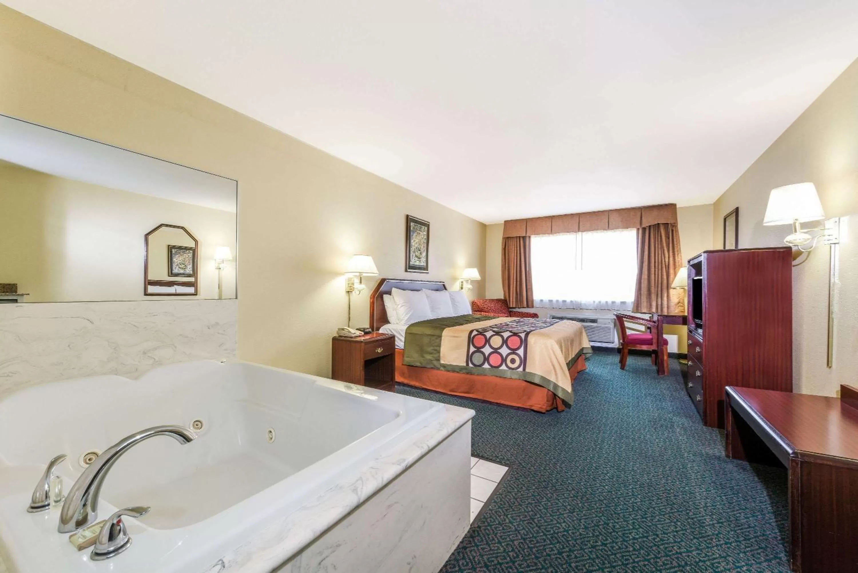 Photo of the whole room, Bed in Super 8 by Wyndham Burleson Fort Worth Area