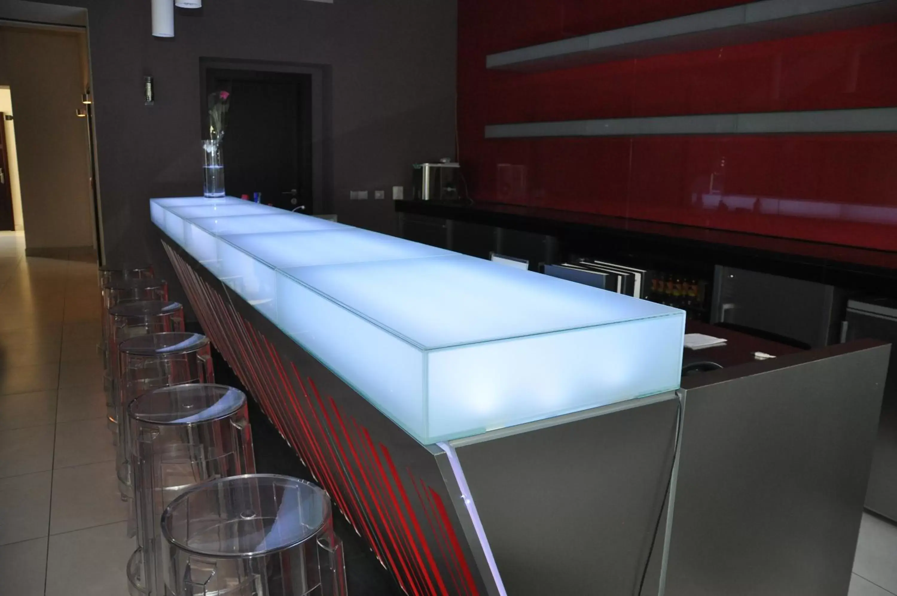 Lounge or bar in Red & Blue Design Hotel Prague