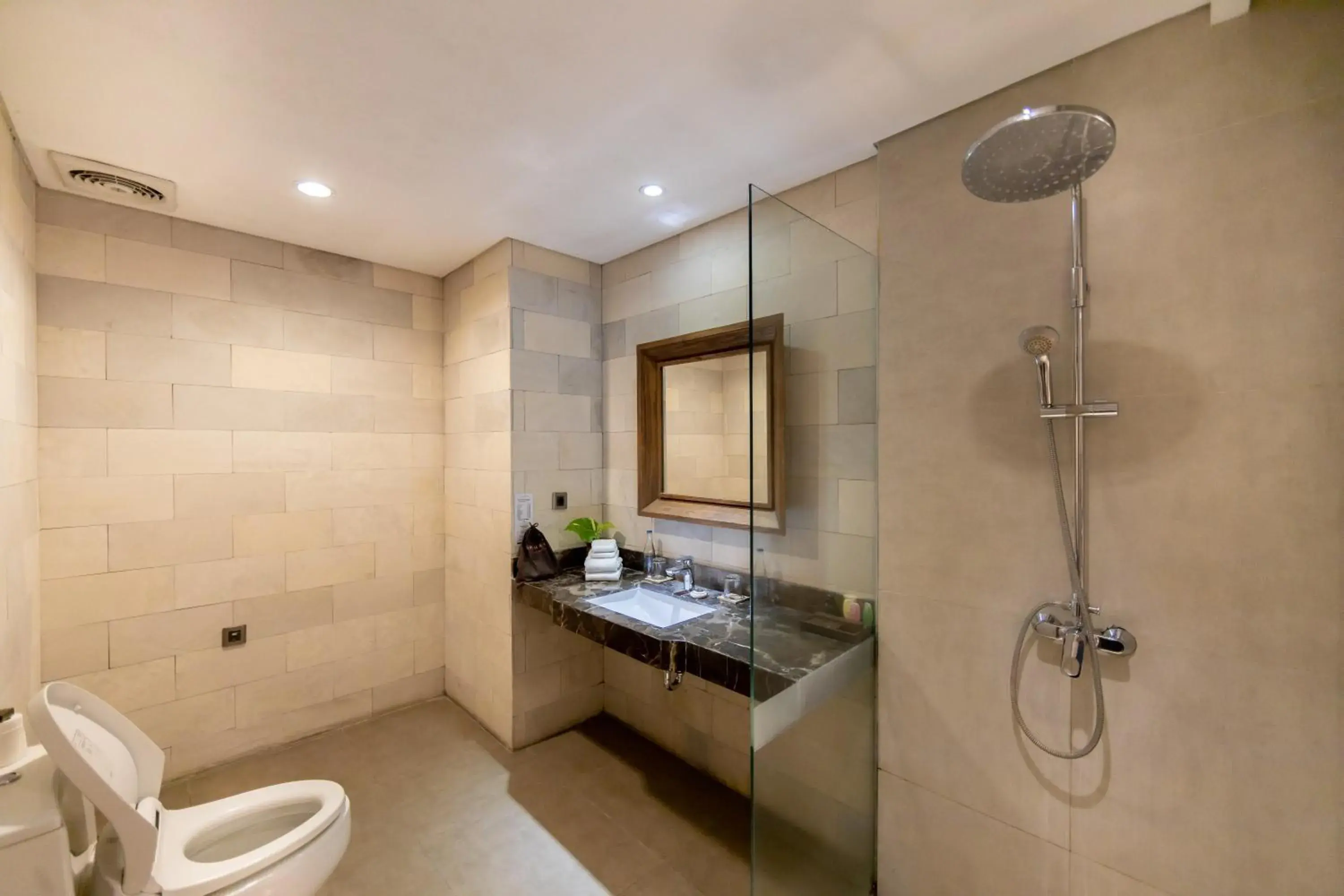 Bathroom in Anumana Ubud Hotel Bathroom in Anumana Ubud Hotel