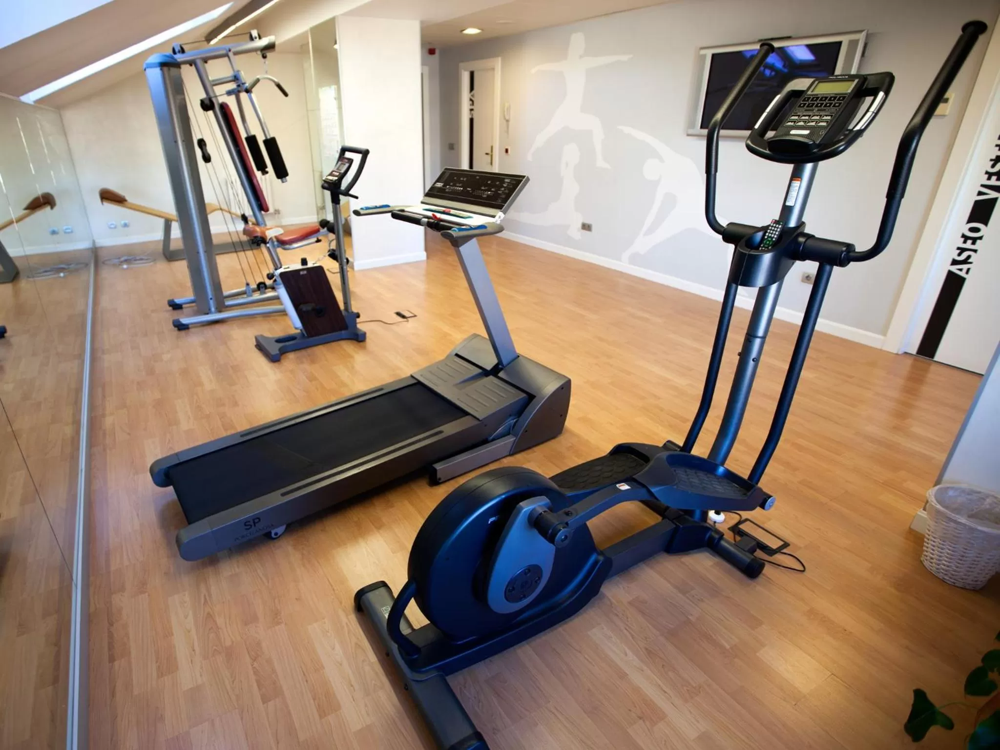 Fitness centre/facilities in Hotel Alfonso VIII