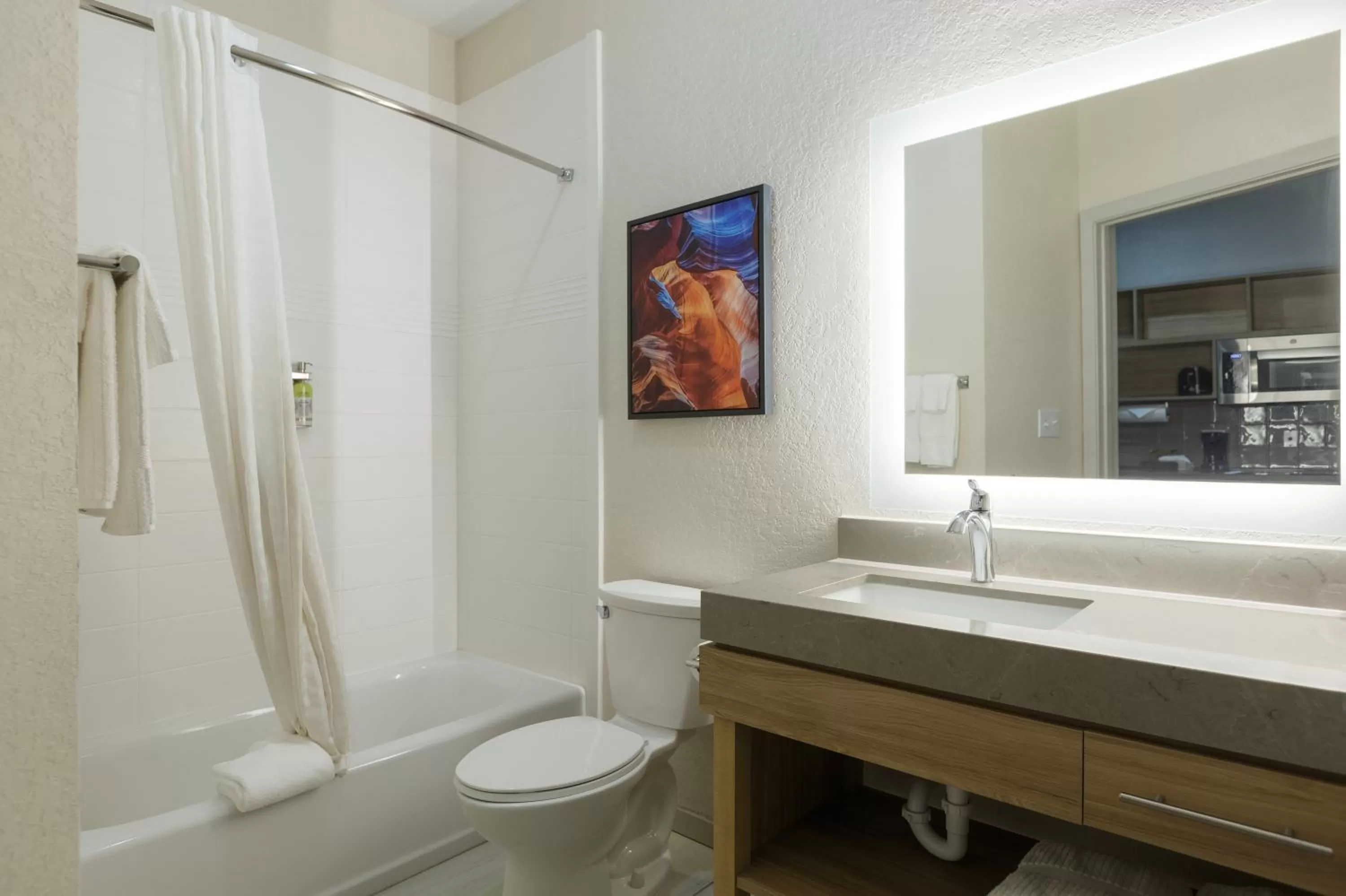 Bathroom in Candlewood Suites - San Antonio - Schertz by IHG