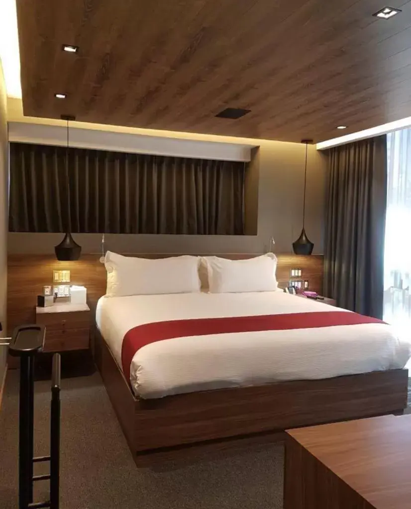 Bedroom, Bed in Hotel Park Nilo Reforma