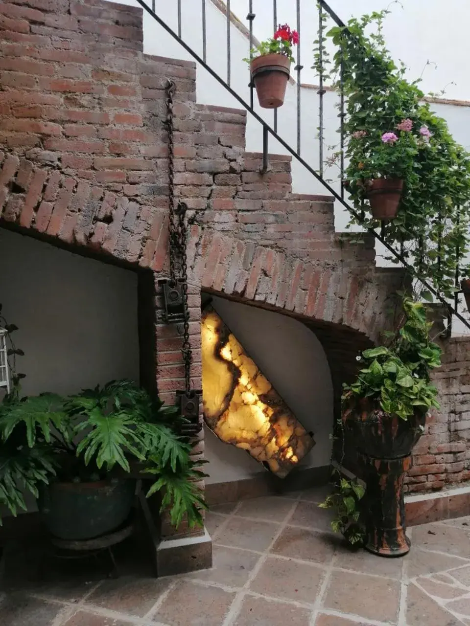 Patio in El Serafin Hotel Boutique