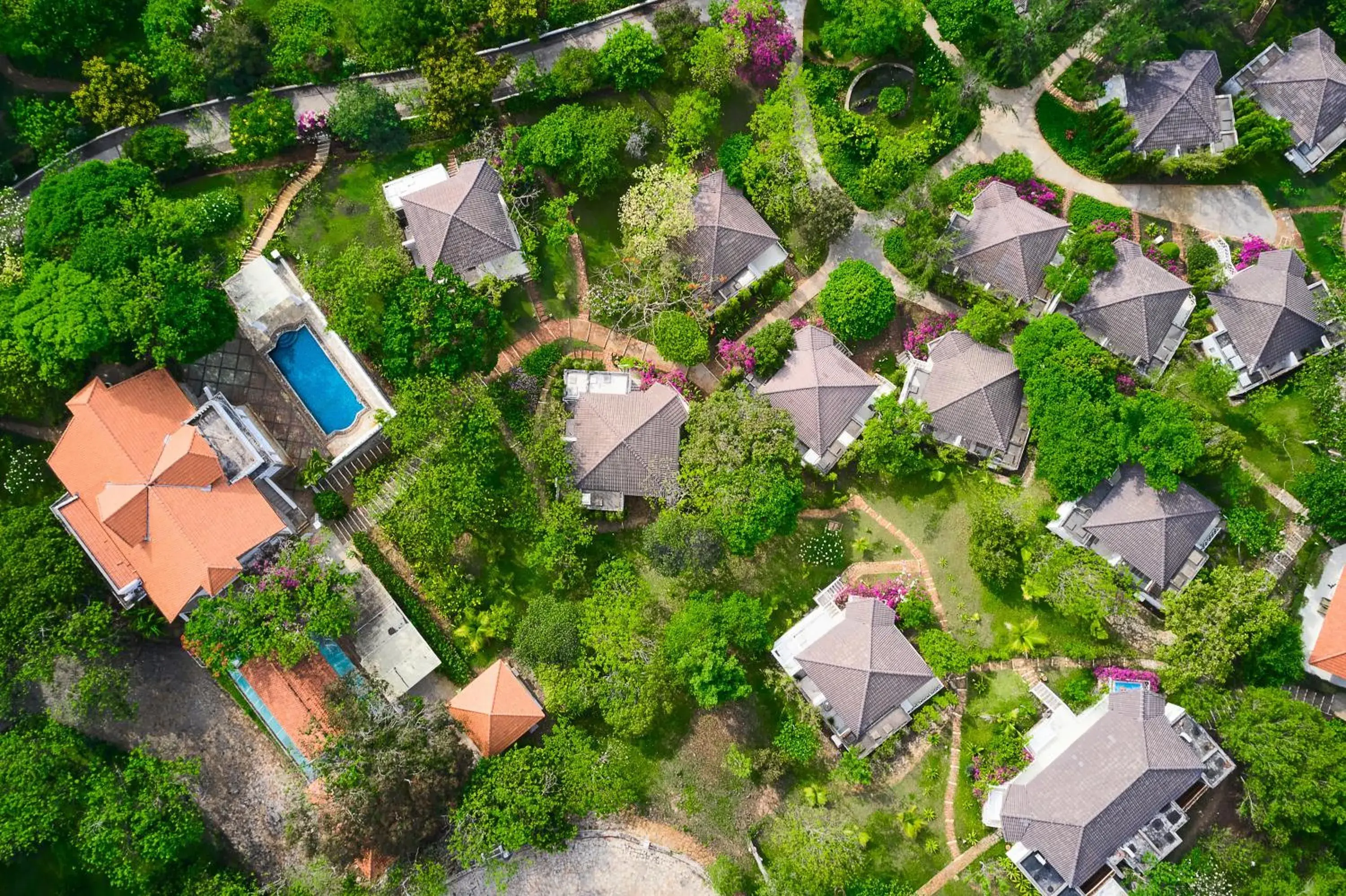 Garden, Bird's-eye View in Fleur De Lys Resort & Spa Long Hai