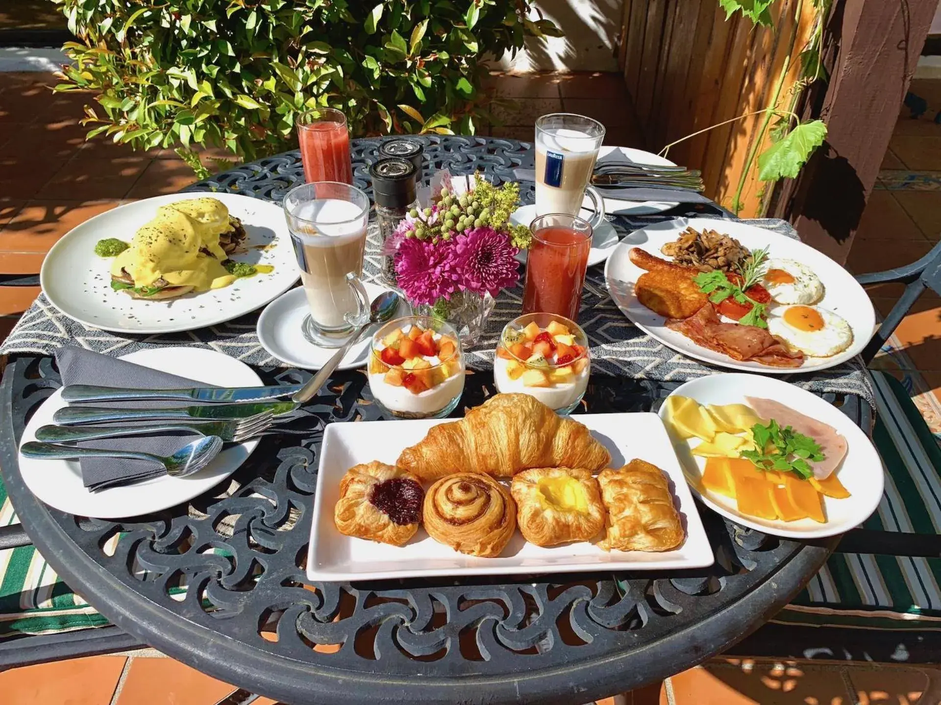 Continental breakfast in Vine Guesthouse