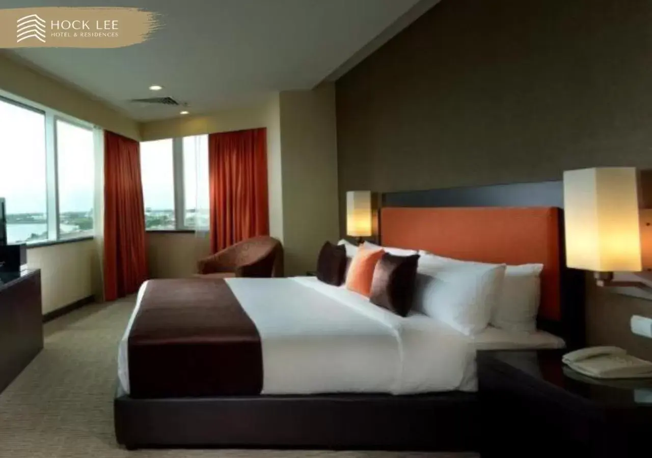 Bed in Hock Lee Hotel & Residences