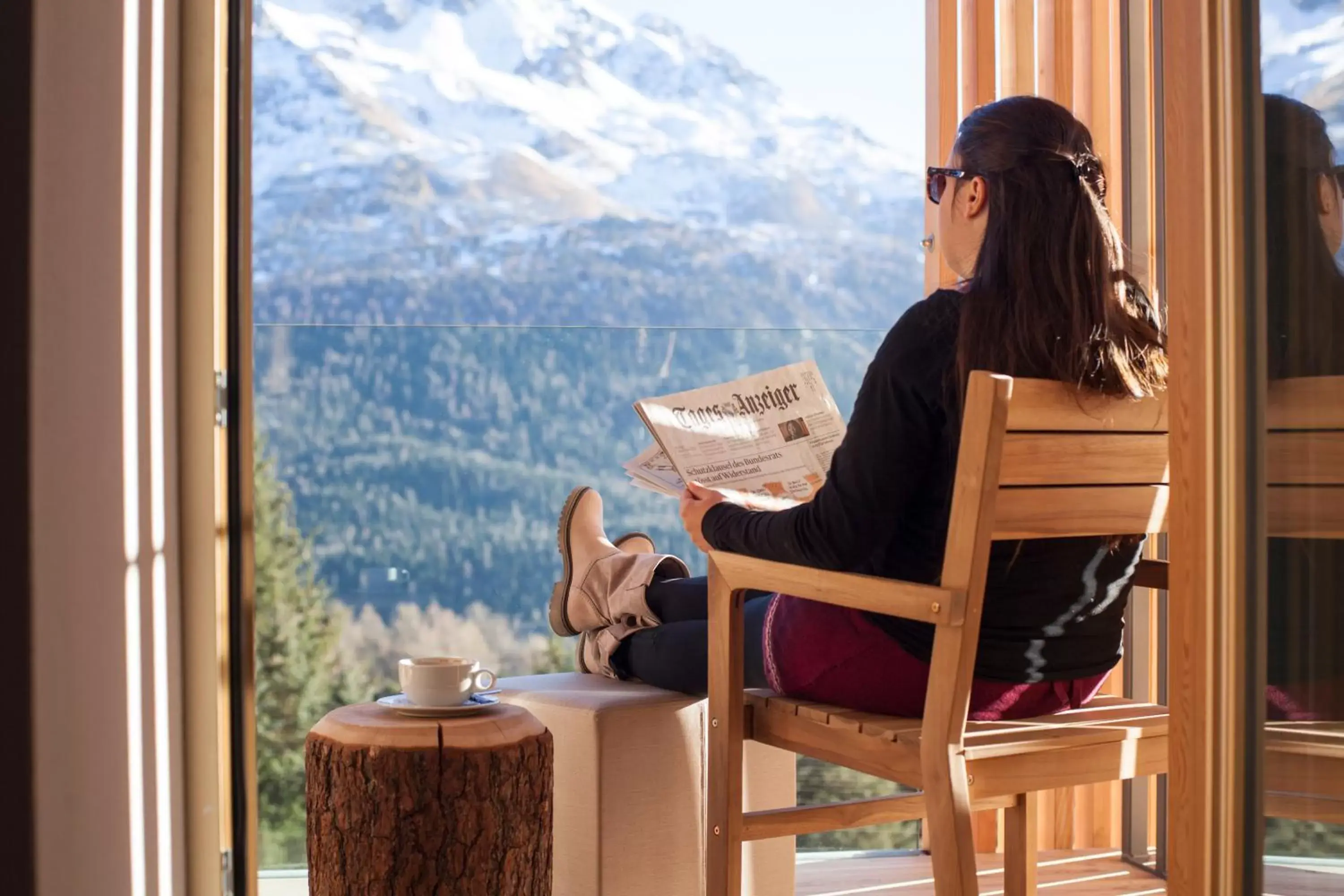 View (from property/room), Guests in Berghotel Randolins