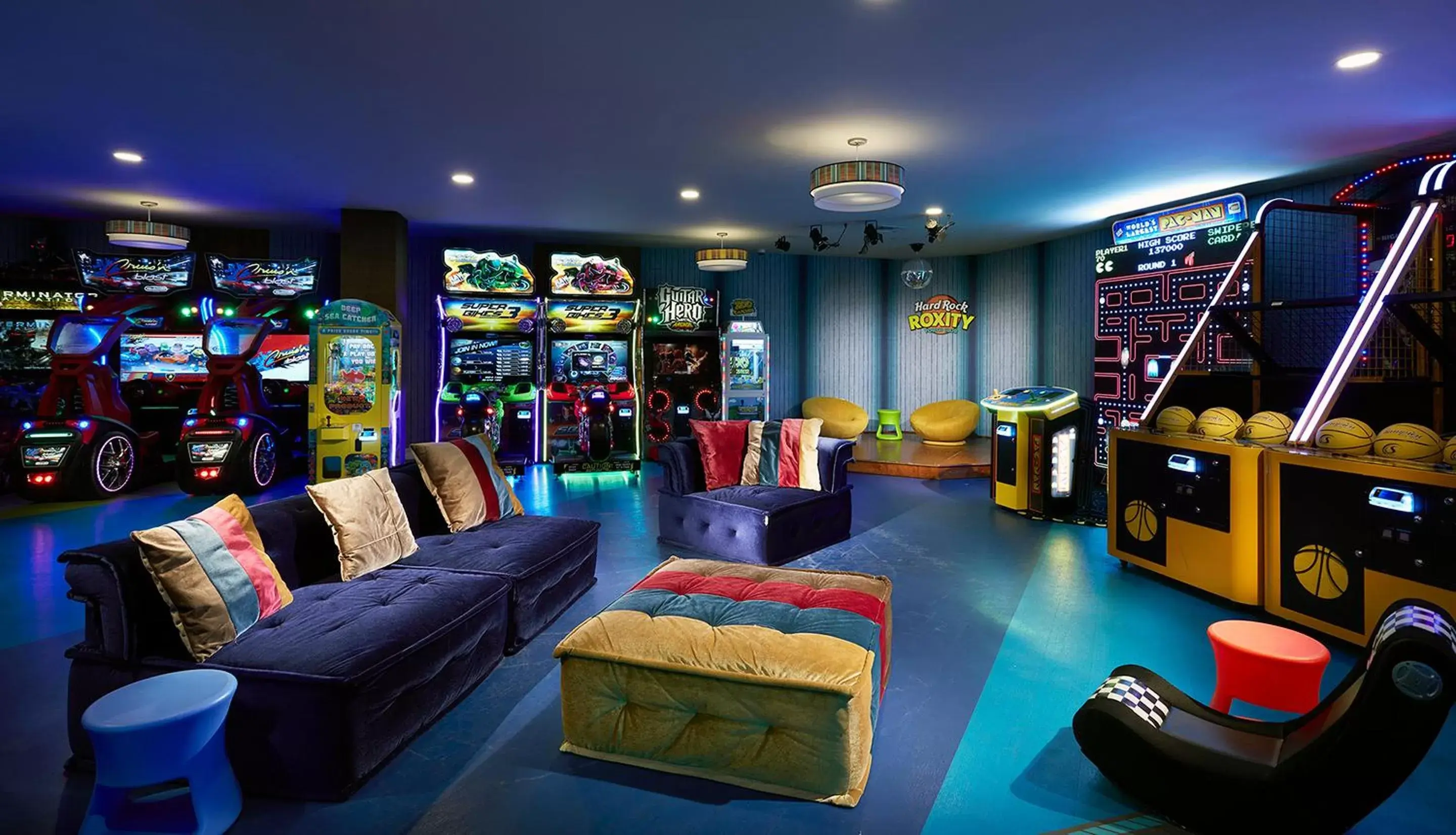 Game Room in Hard Rock Hotel Daytona Beach