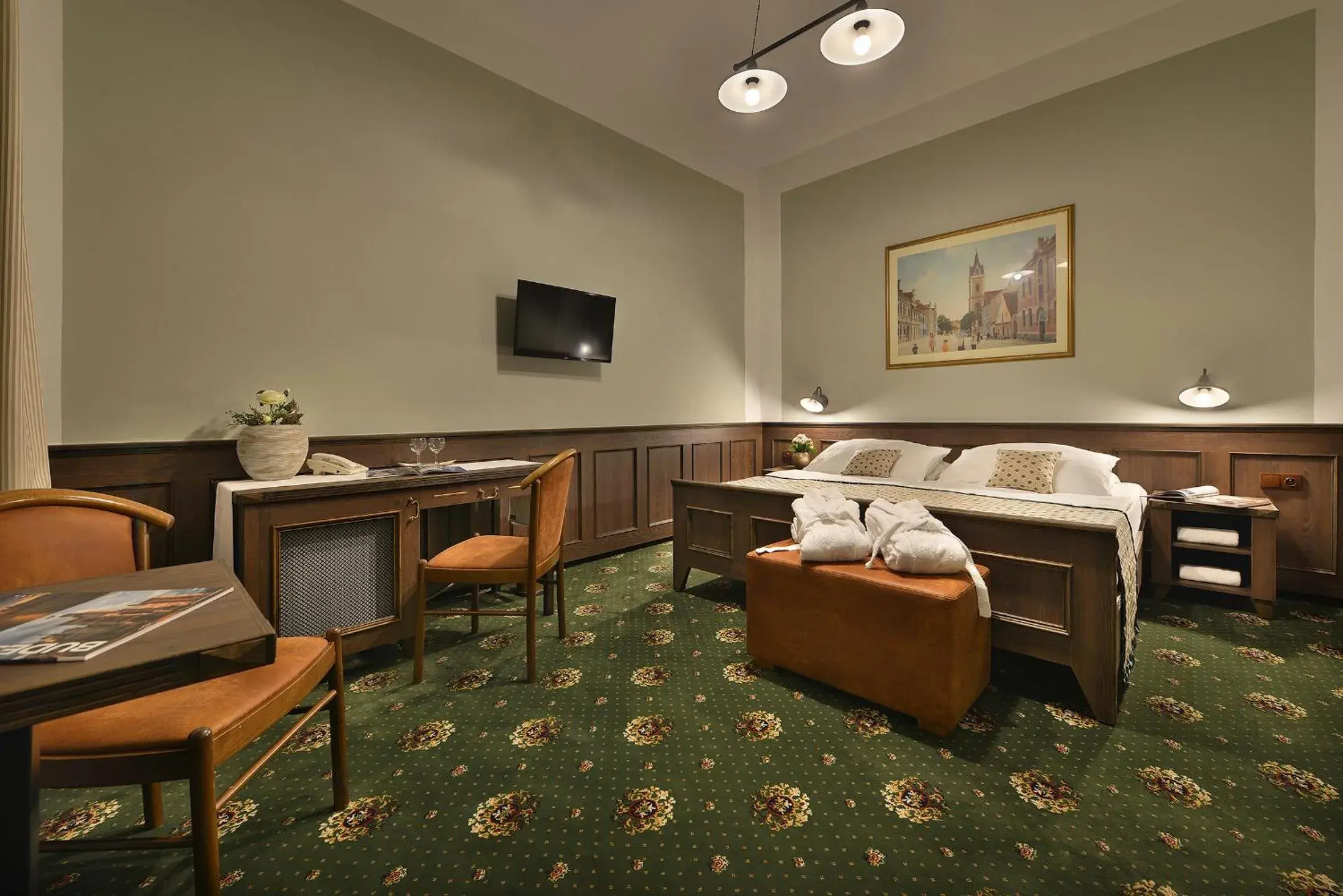 Bedroom, Seating Area in Hotel Podhrad