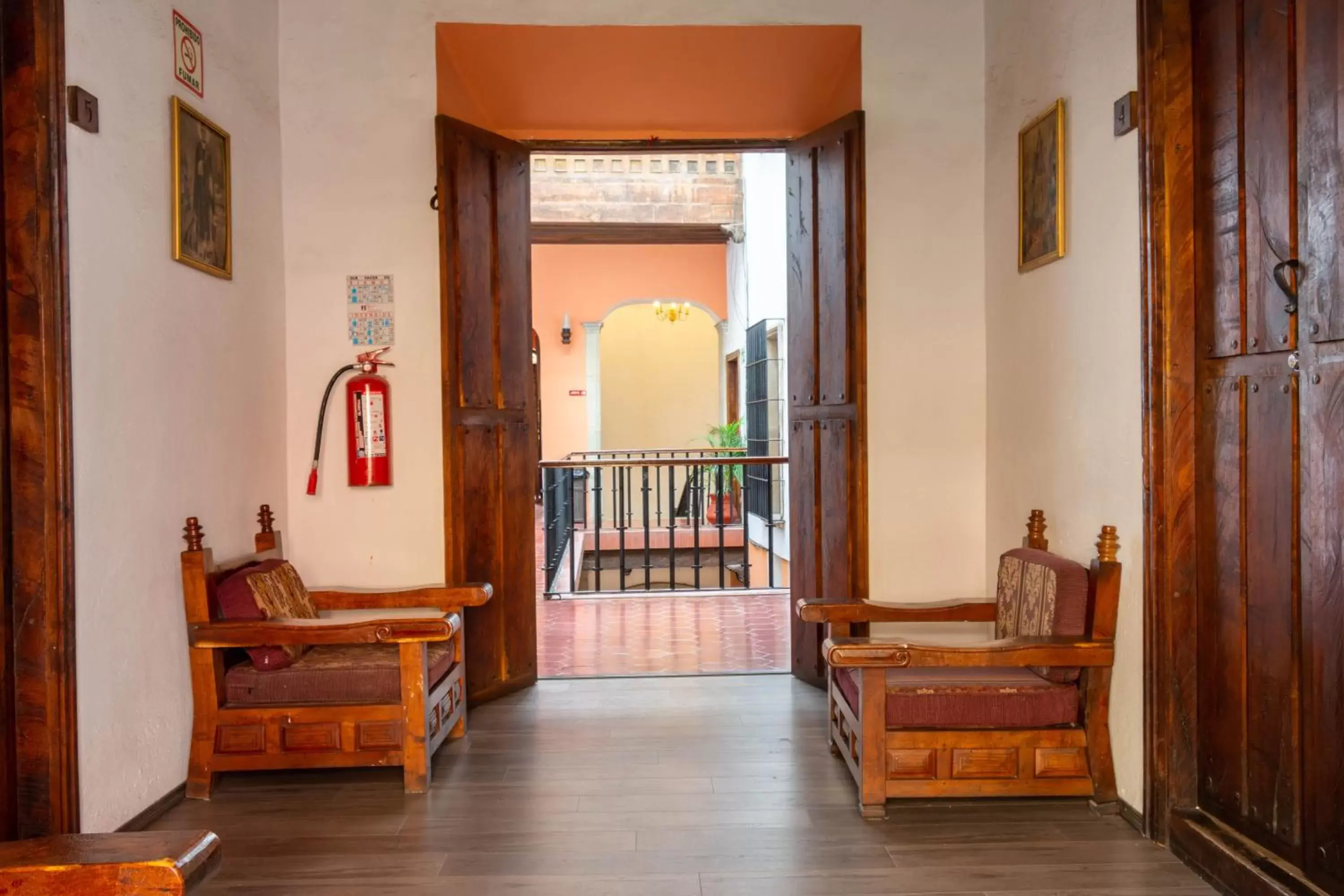 Living room, Seating Area in Hosteria del Frayle