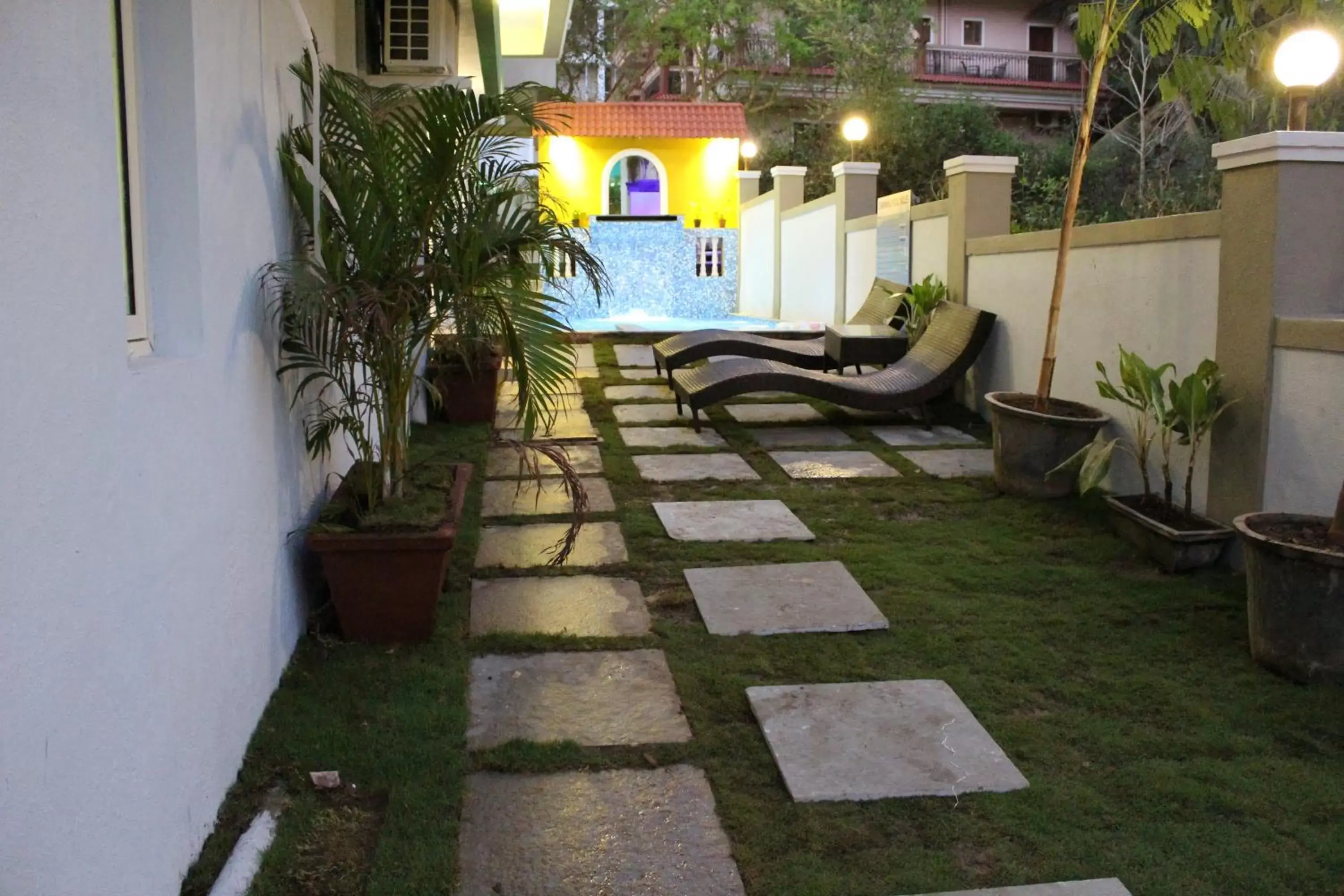 Garden in Kay's Riverview Resort - Near Baga Beach Garden in Kay's Riverview Resort - Near Baga Beach