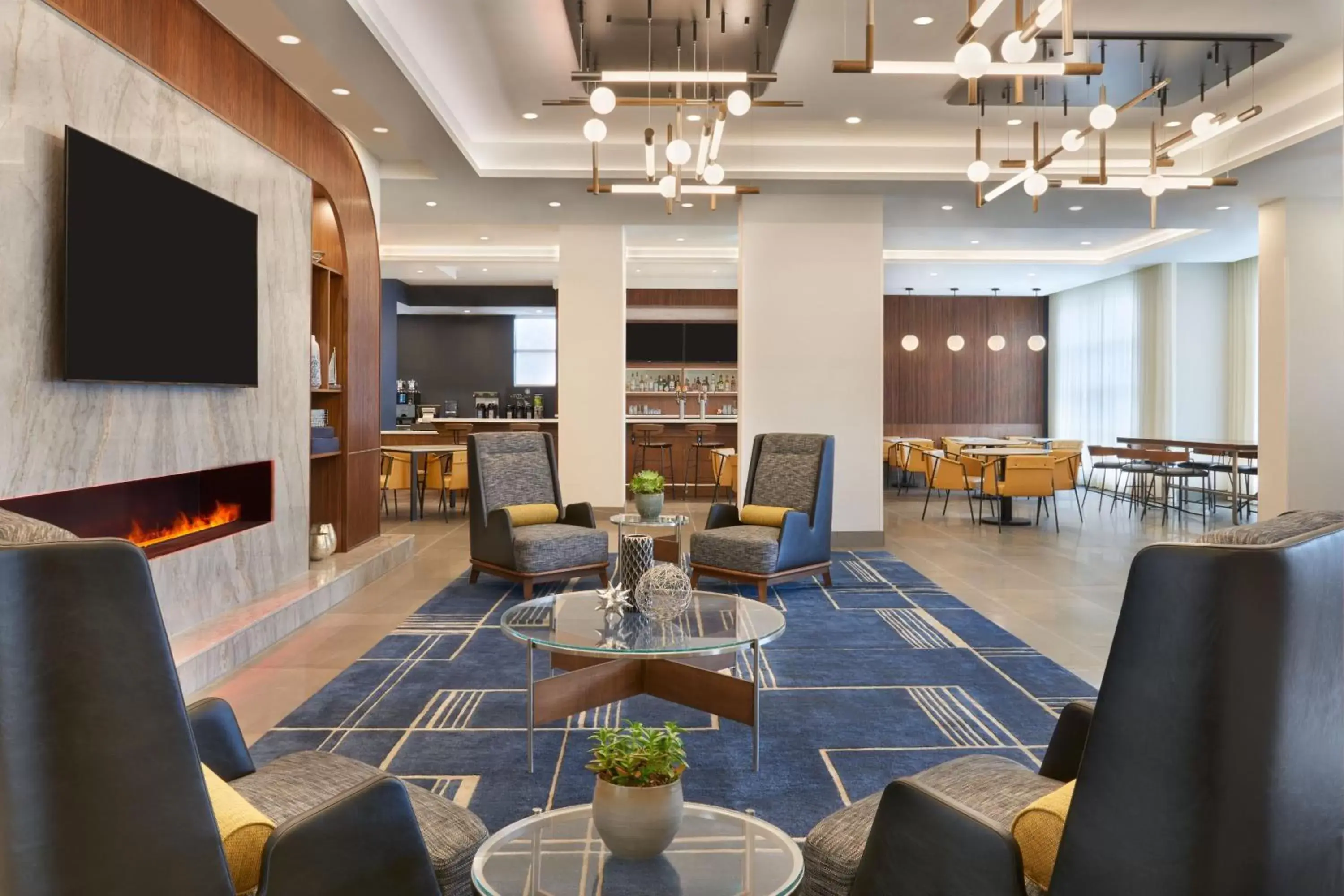 Lobby or reception, Restaurant/Places to Eat in Courtyard by Marriott Kitchener
