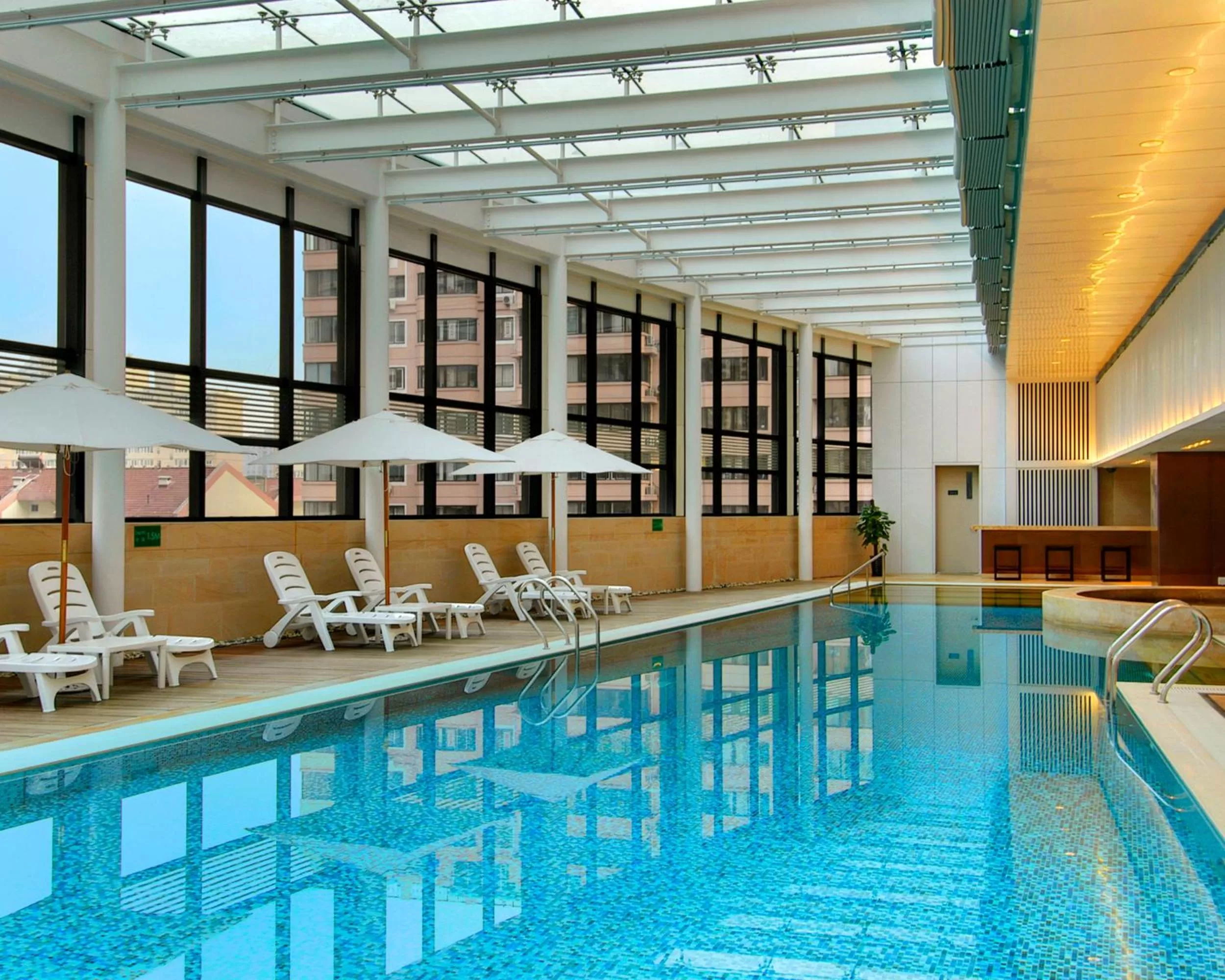 Swimming pool in Marco Polo Parkside, Beijing