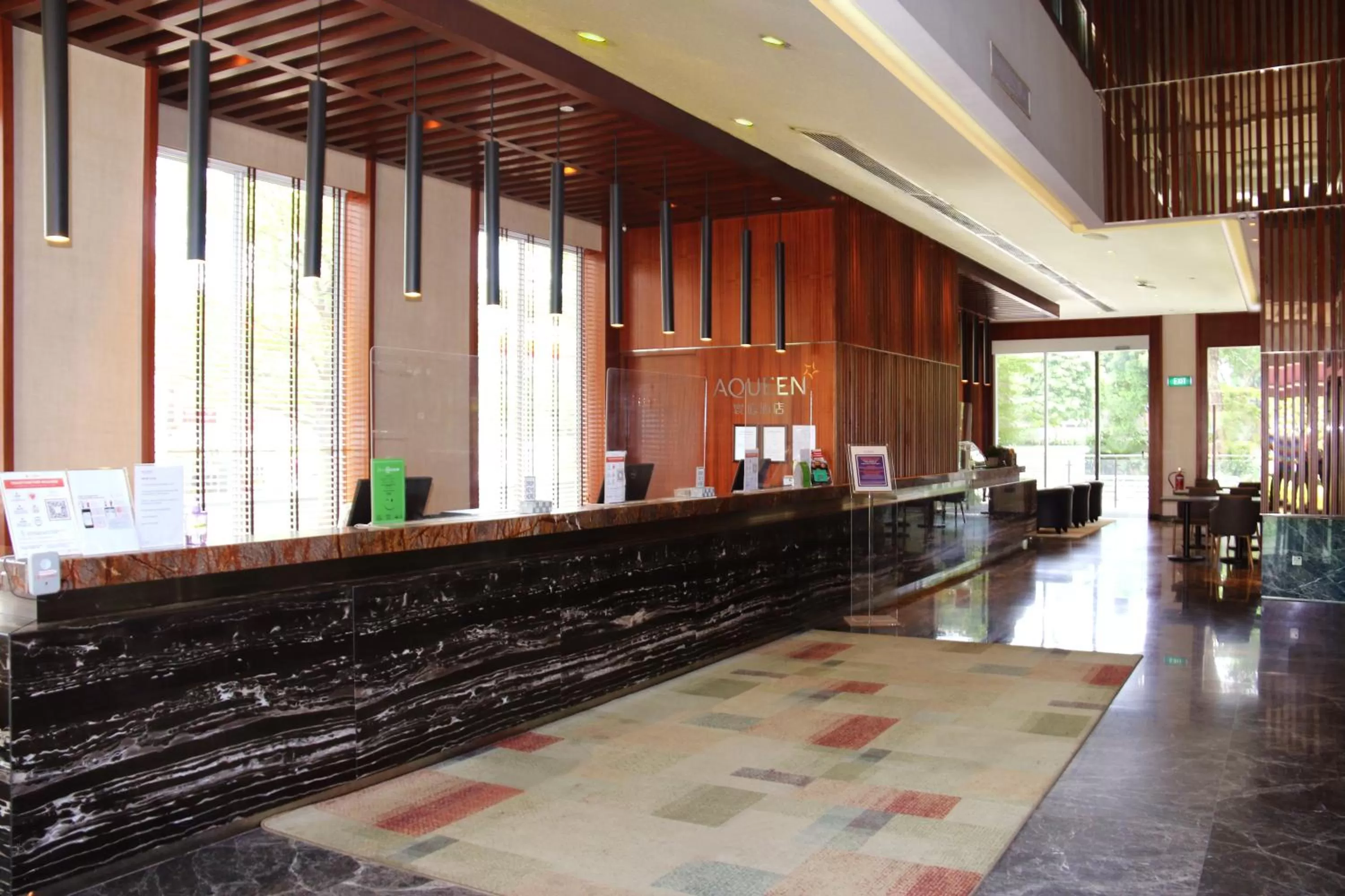 Lobby or reception in Aqueen Hotel Paya Lebar