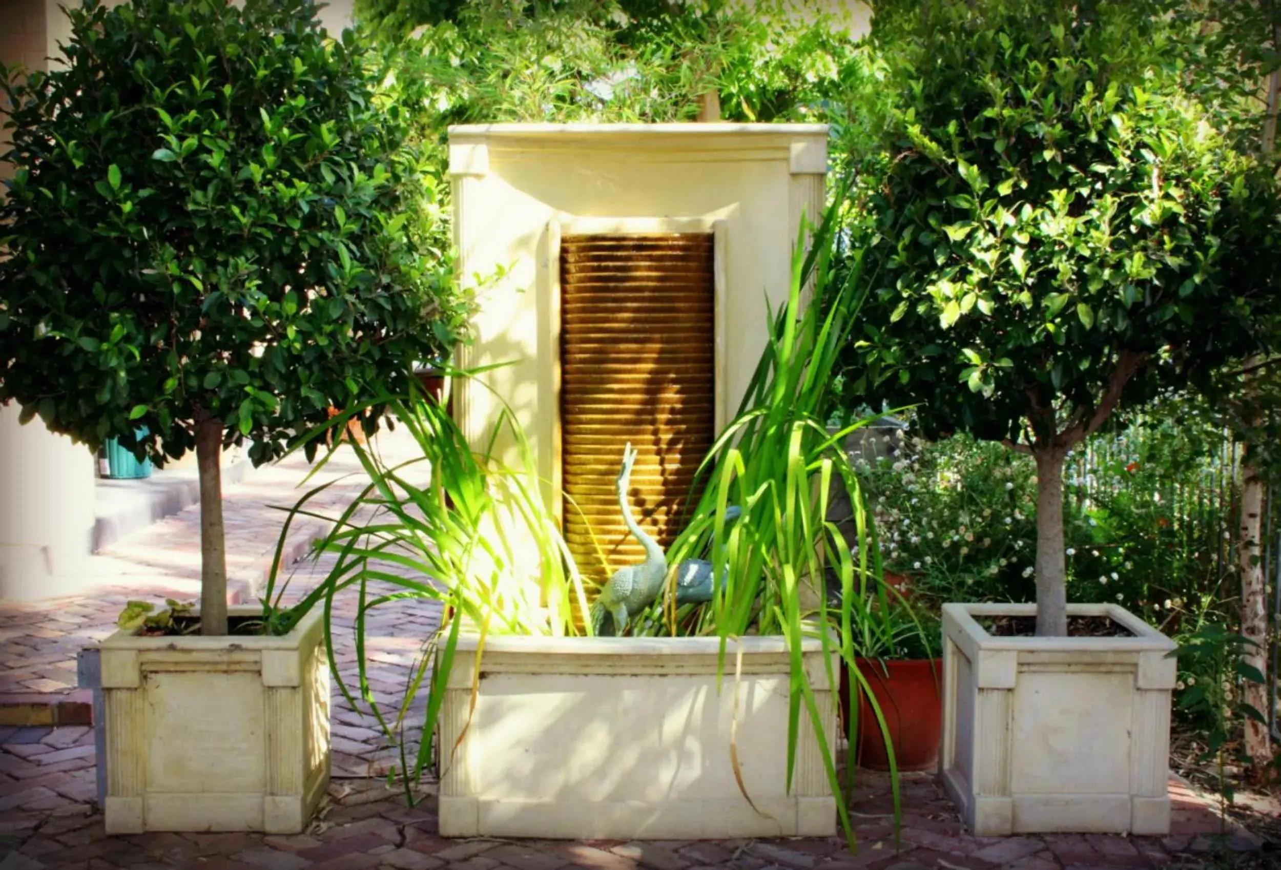 Garden in CocknBull Boutique Hotel Echuca