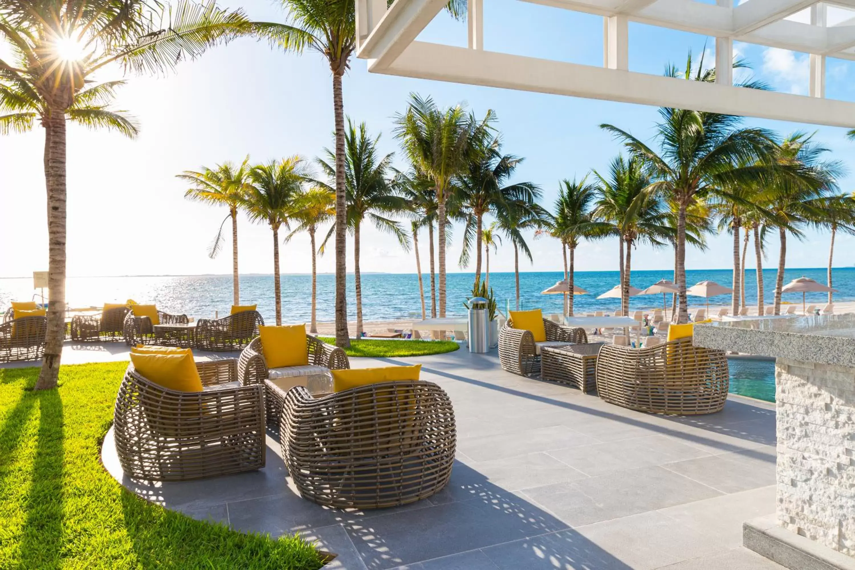 Patio in Garza Blanca Resort & Spa Cancun