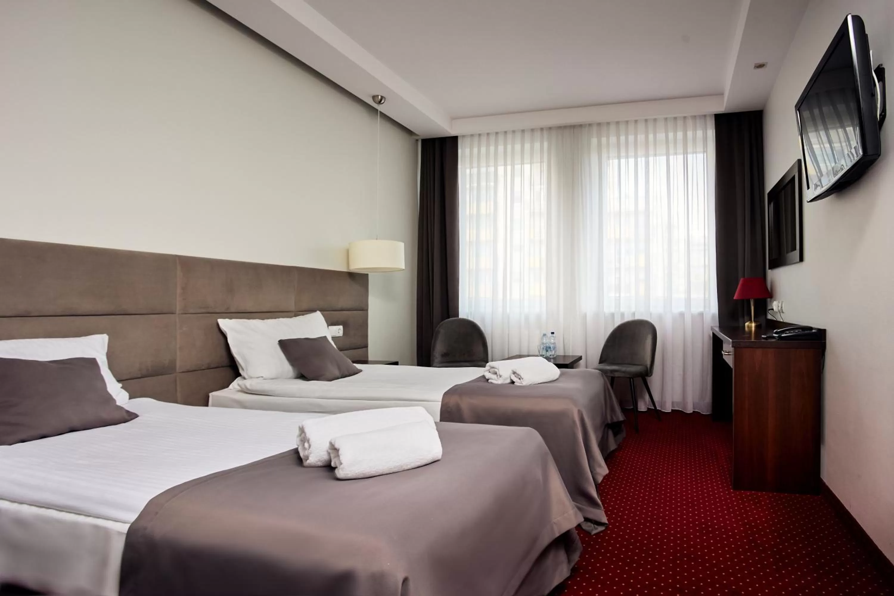 Bed in Hotel Maraton