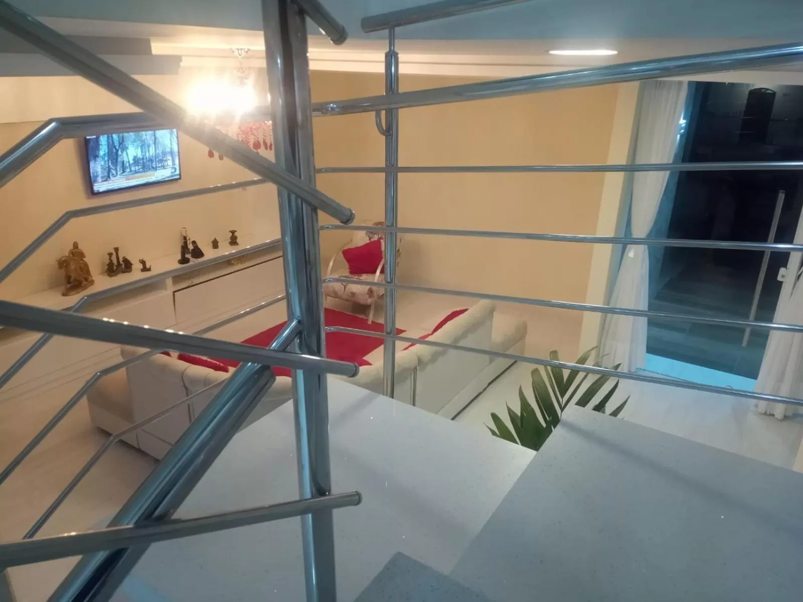 Living room in Pousada Cavalero